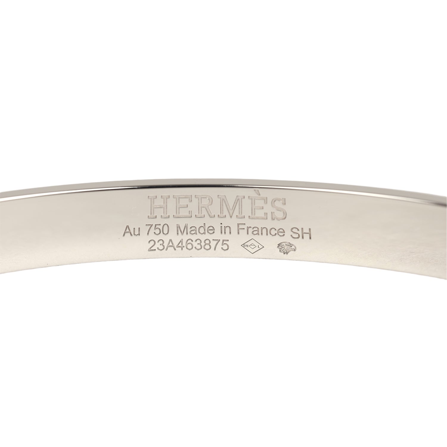 Hermes Kelly Bracelet Small Model White Gold & Diamonds