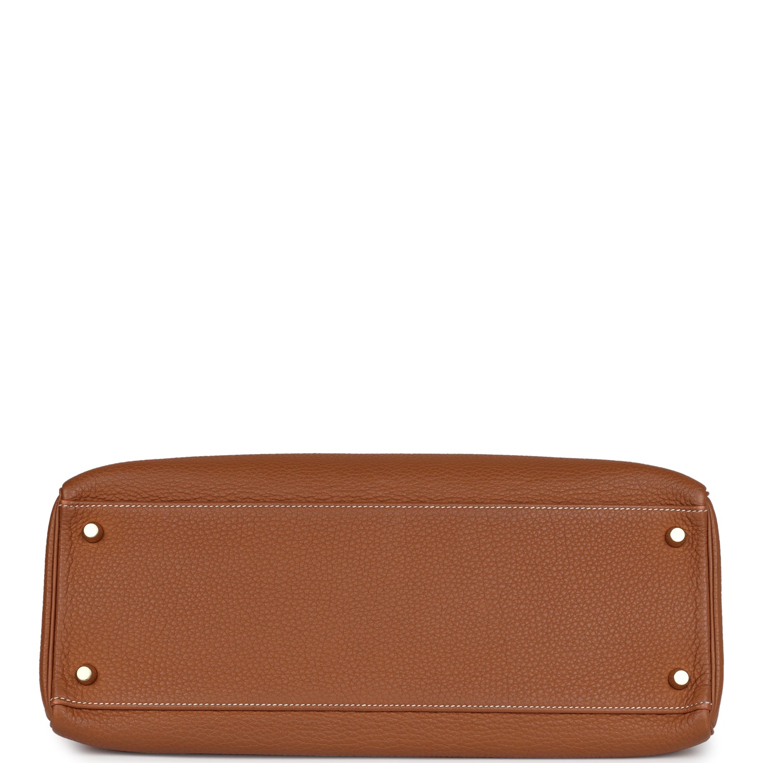 Pre-owned Hermes Kelly Retourne 35 Gold Togo Gold Hardware