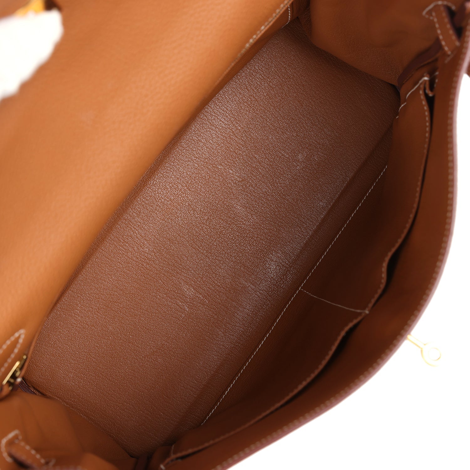 Pre-owned Hermes Kelly Retourne 35 Gold Togo Gold Hardware