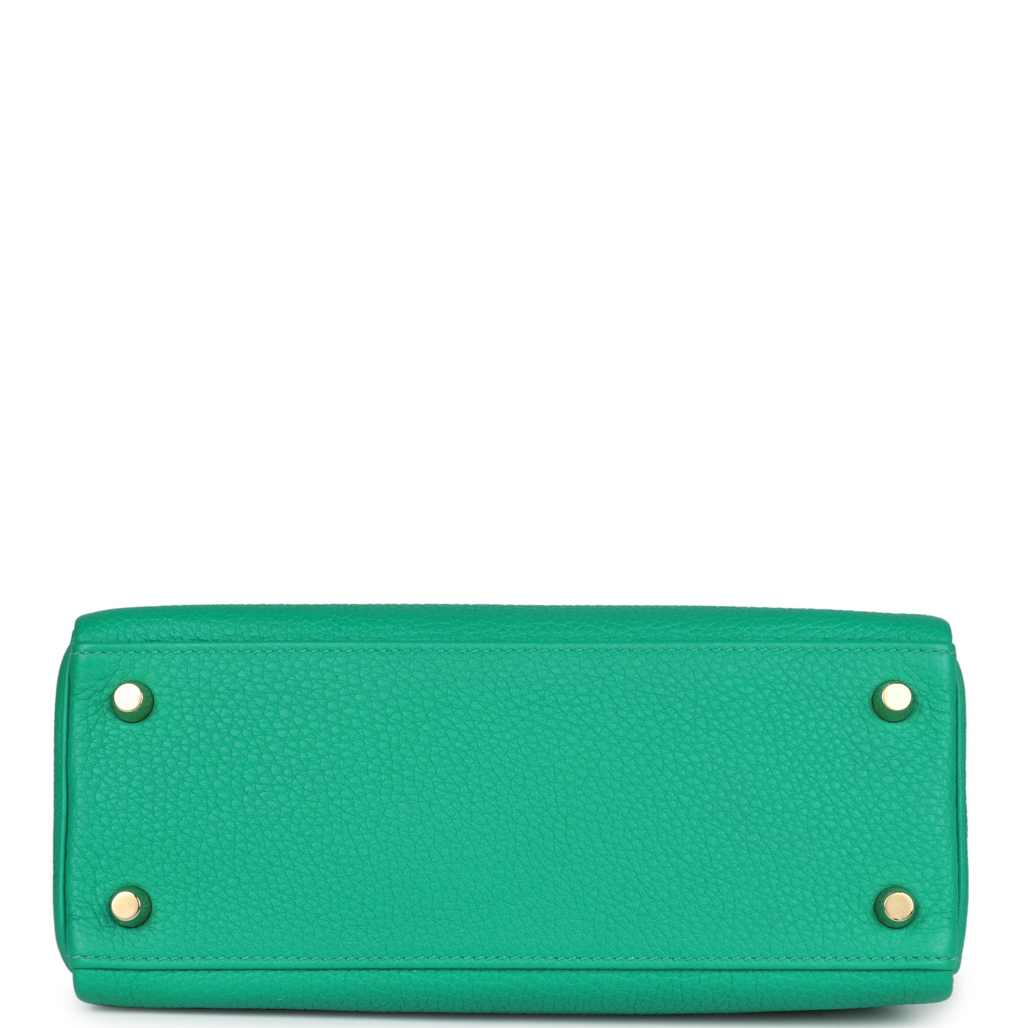 Hermes Kelly Retourne 25 Menthe Togo and Varanus Niloticus Lizard Touch Permabrass Hardware