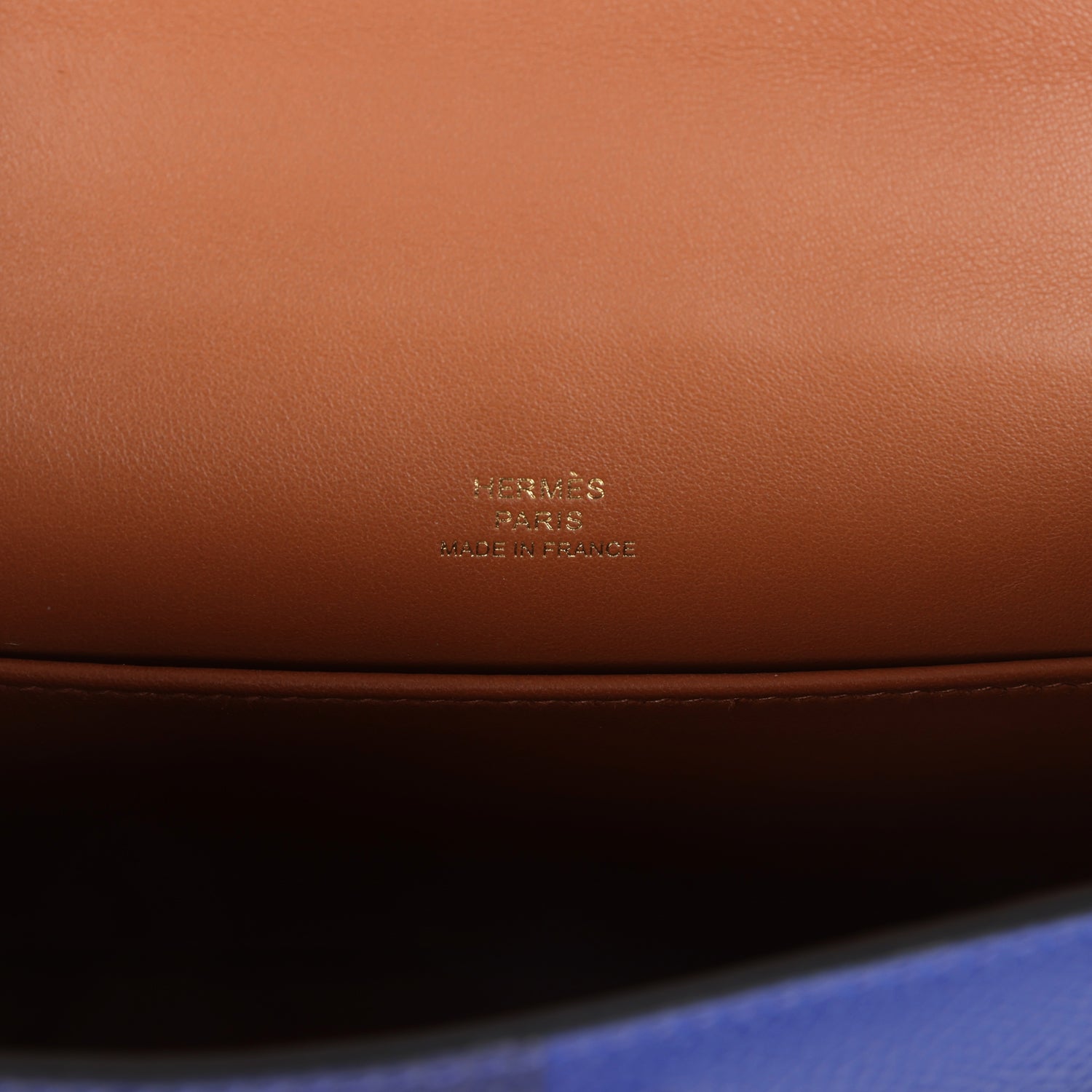 Hermes Casaque Kelly Sellier 20 Bleu Electric and Bleu Encre Epsom Gold Hardware