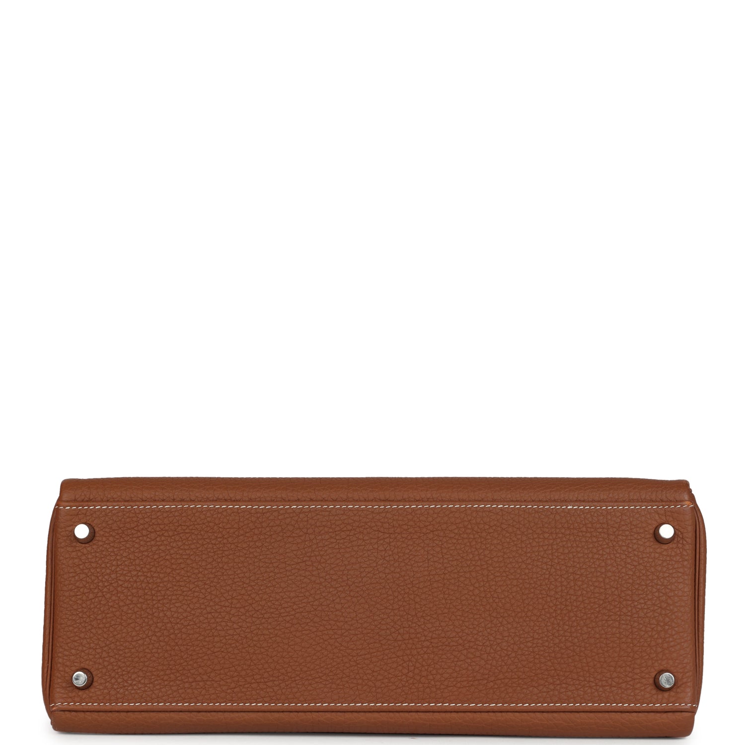 Pre-owned Hermes Kelly Retourne 35 Gold Togo Palladium Hardware
