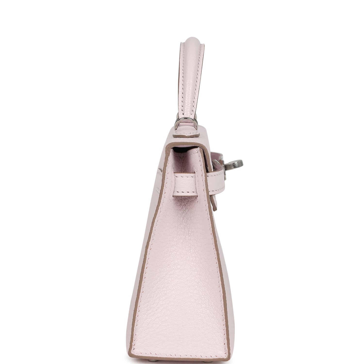 Hermes Kelly Sellier 20 Mauve Pale Chevre Palladium Hardware