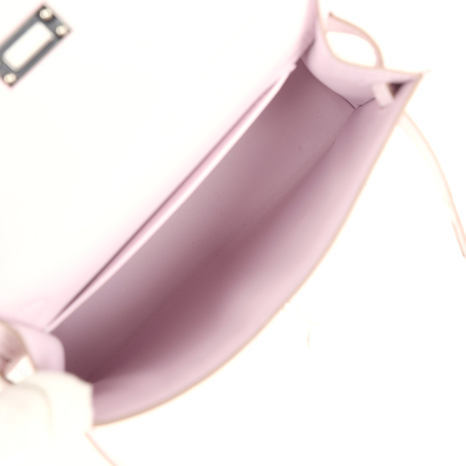 Hermes Kelly Sellier 20 Mauve Pale Chevre Palladium Hardware
