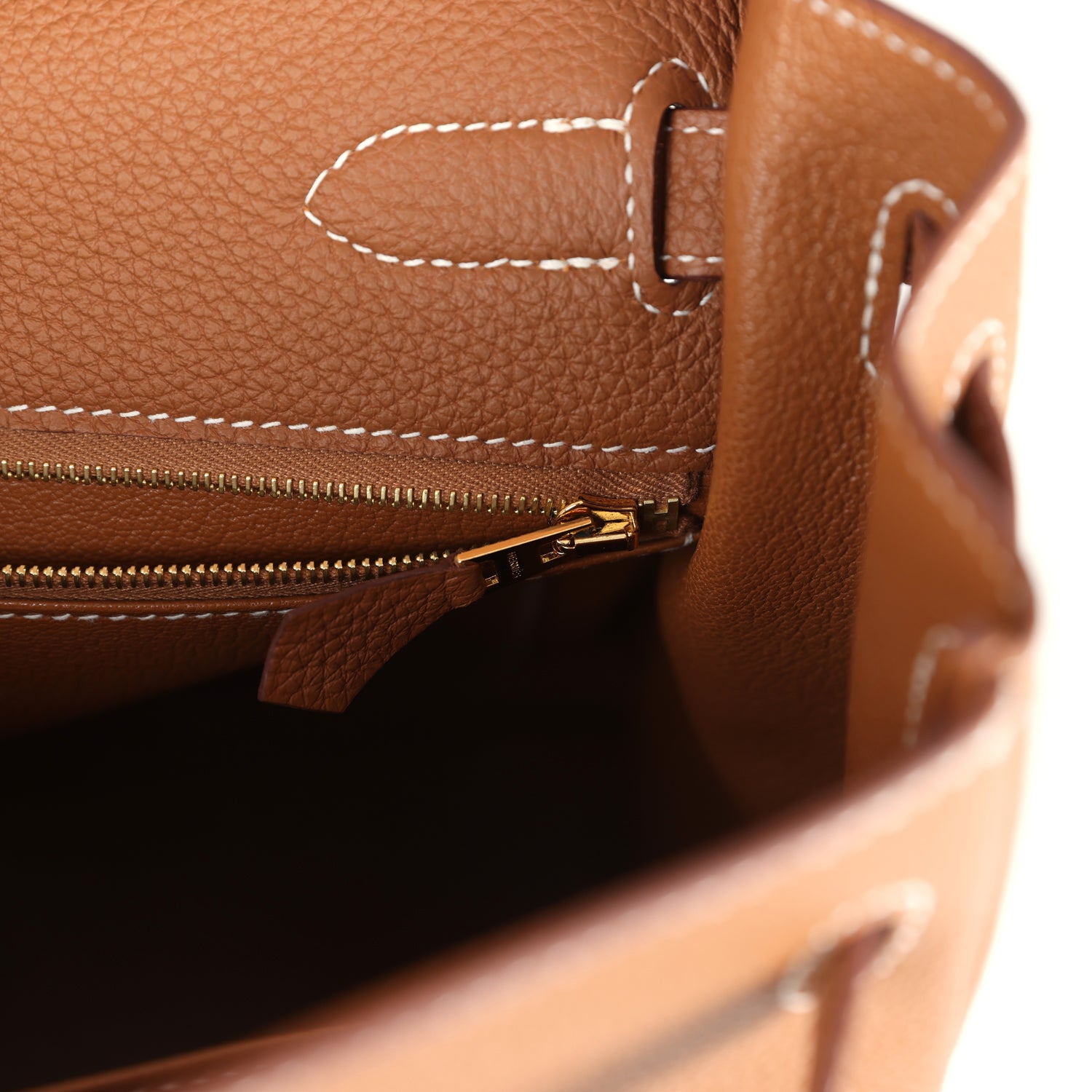 Pre-owned Hermes Kelly Retourne 35 Gold Togo Gold Hardware