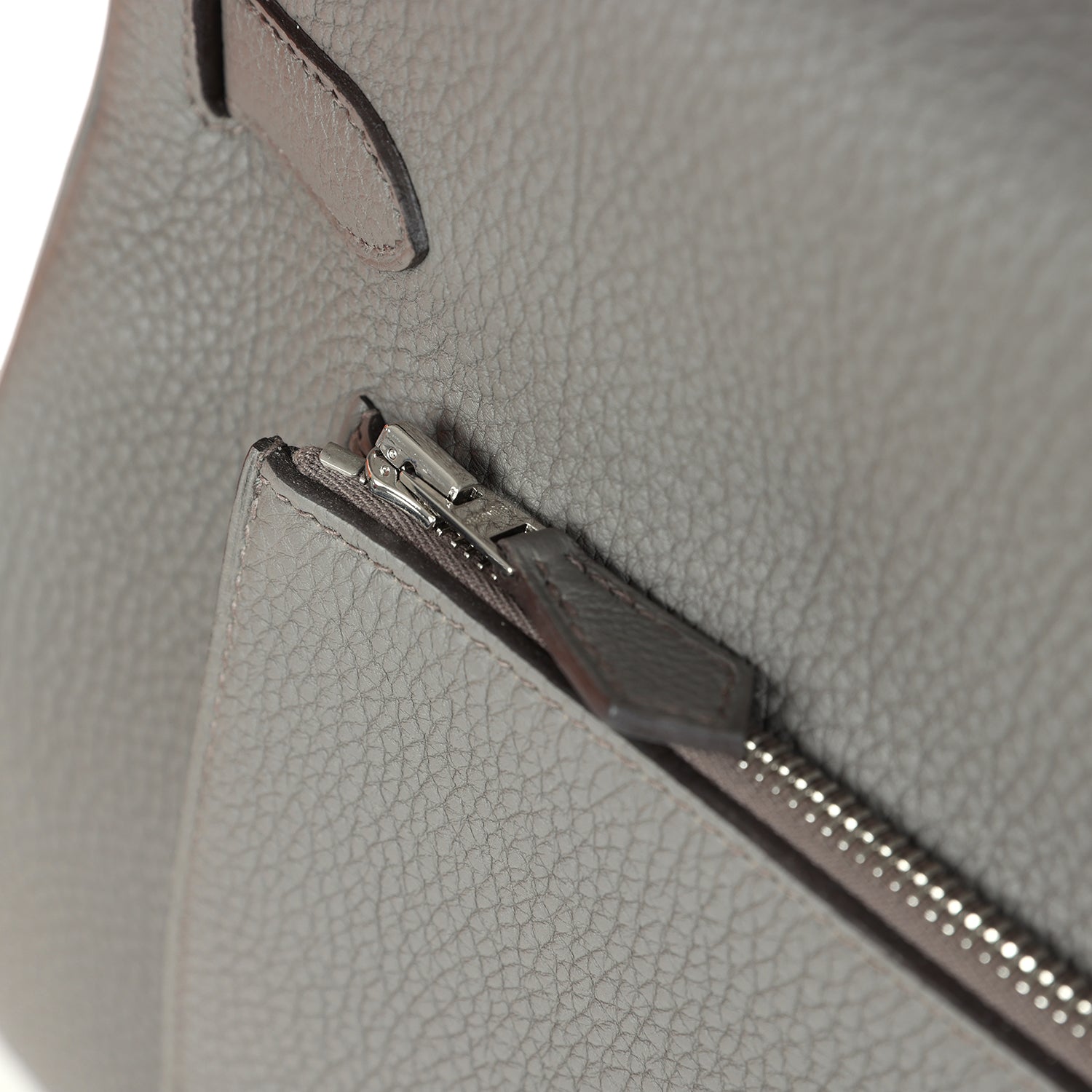 Hermes Kelly 42 Maxi Etain Togo Palladium Hardware