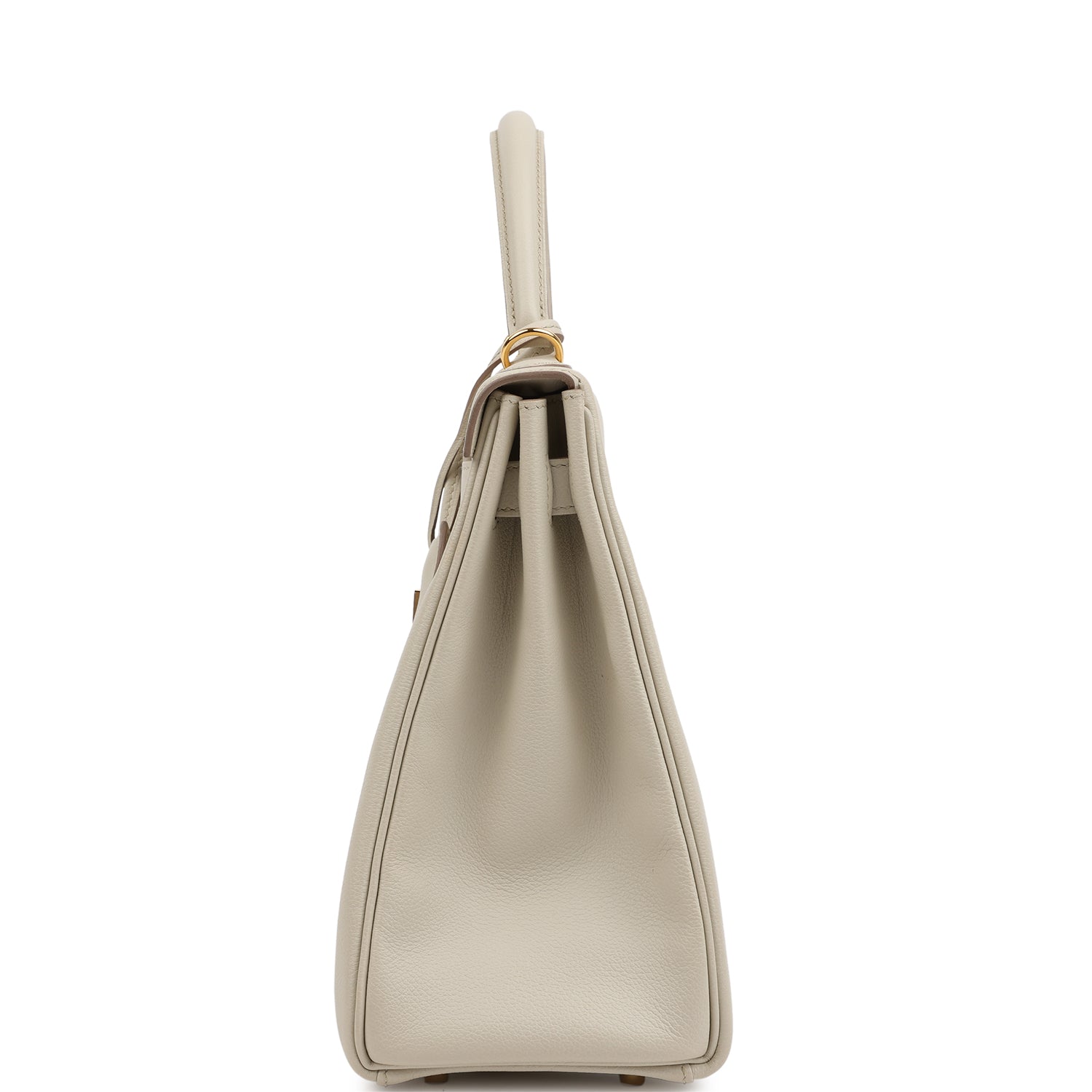 Pre-owned Hermes Kelly Retourne 32 Beton Evercolor Gold Hardware