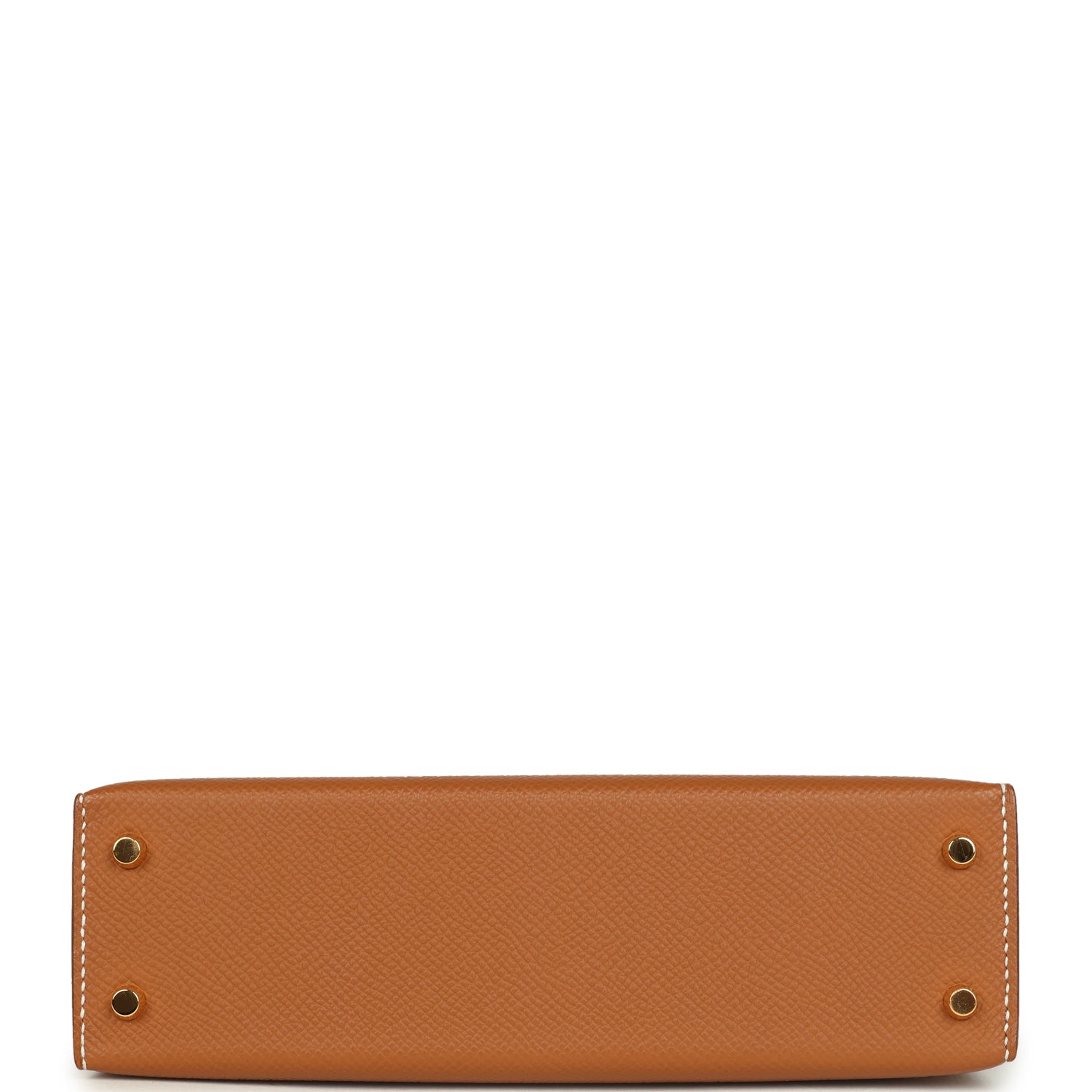 Pre-owned Hermes Kelly Sellier 20 Gold Epsom Gold Hardware