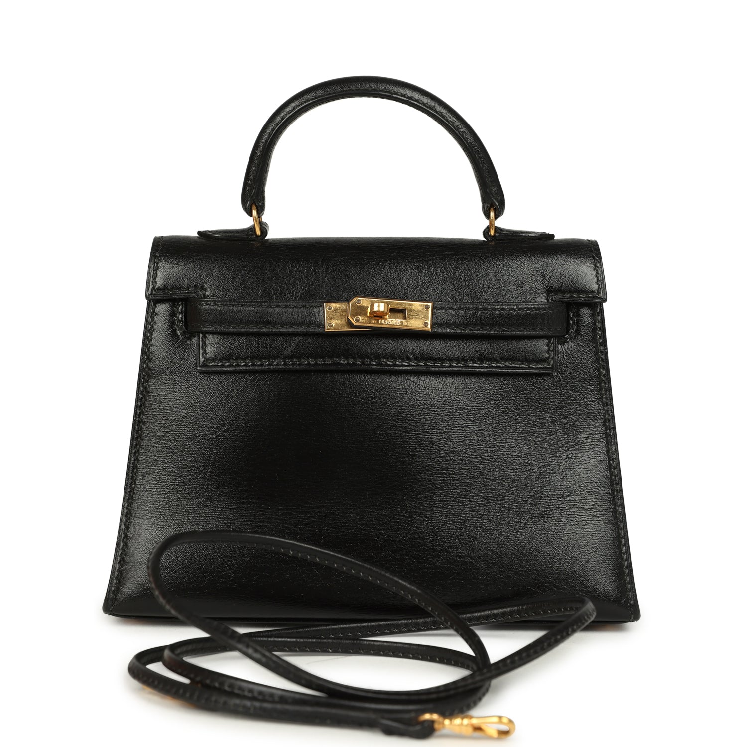 Vintage Micro Kelly Sellier 15 Black Box Gold Hardware