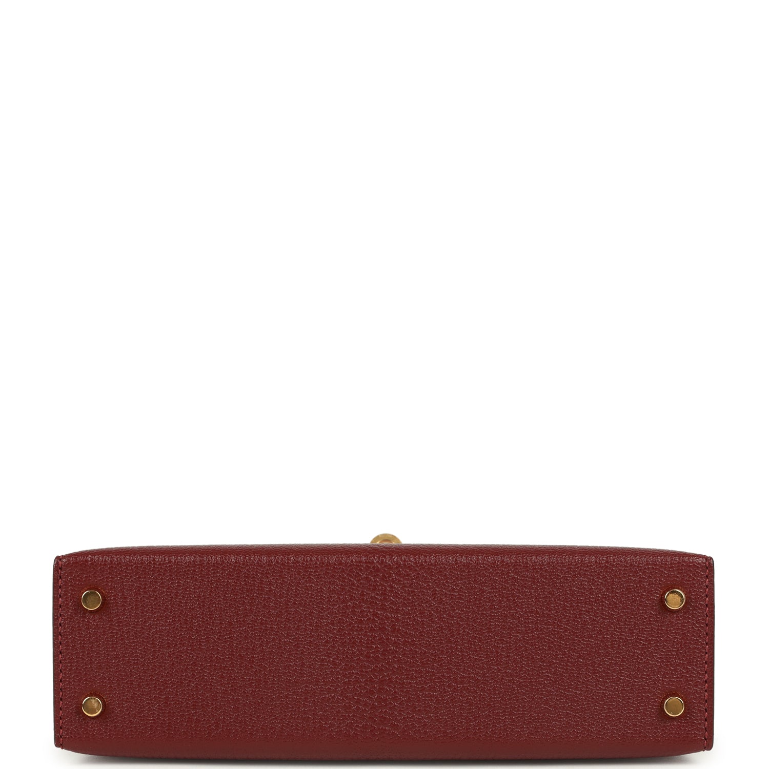Hermes Special Order (HSS) Kelly Sellier 20 Rouge H Verso Chevre Mysore Gold Hardware