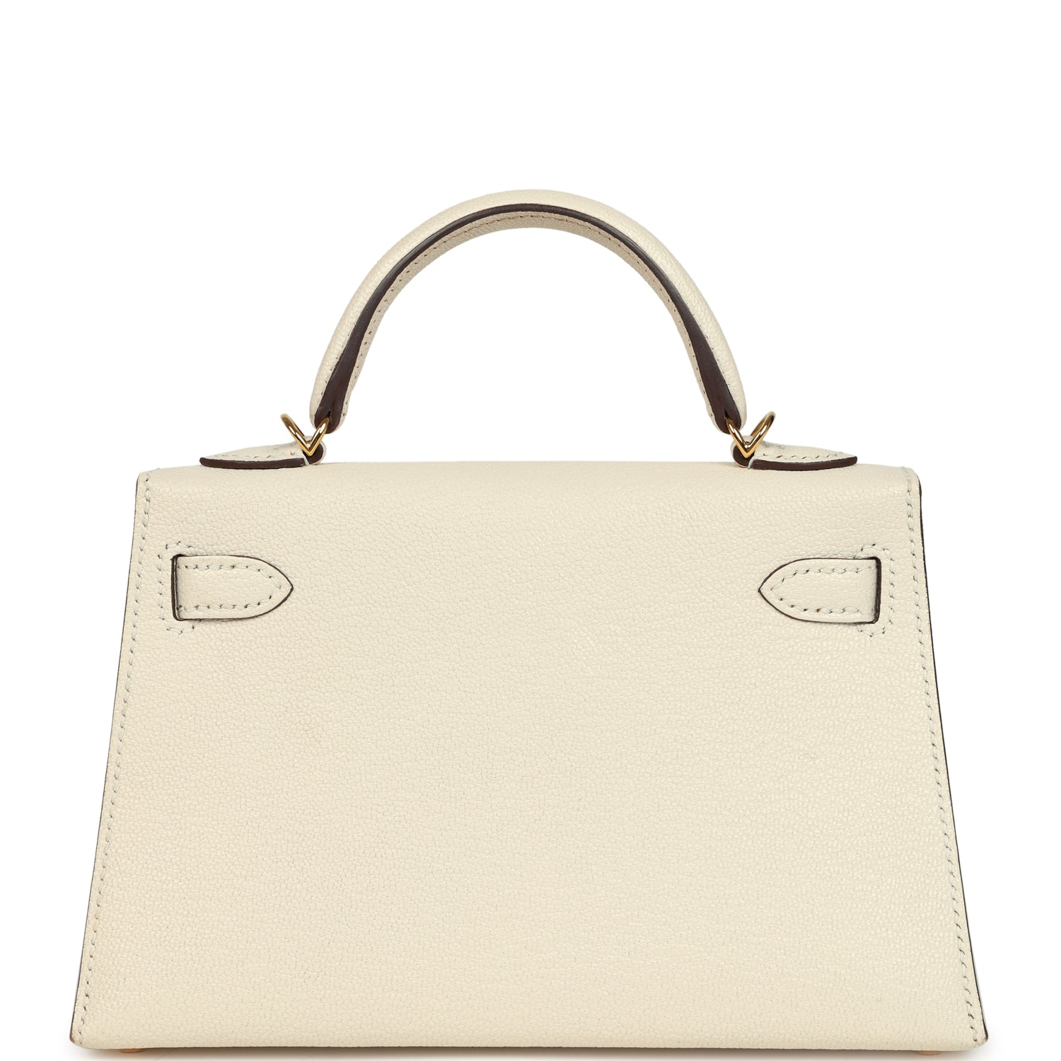 Pre-owned Hermes Special Order (HSS) Kelly Sellier 20 Nata Verso Chevre Mysore Gold Hardware