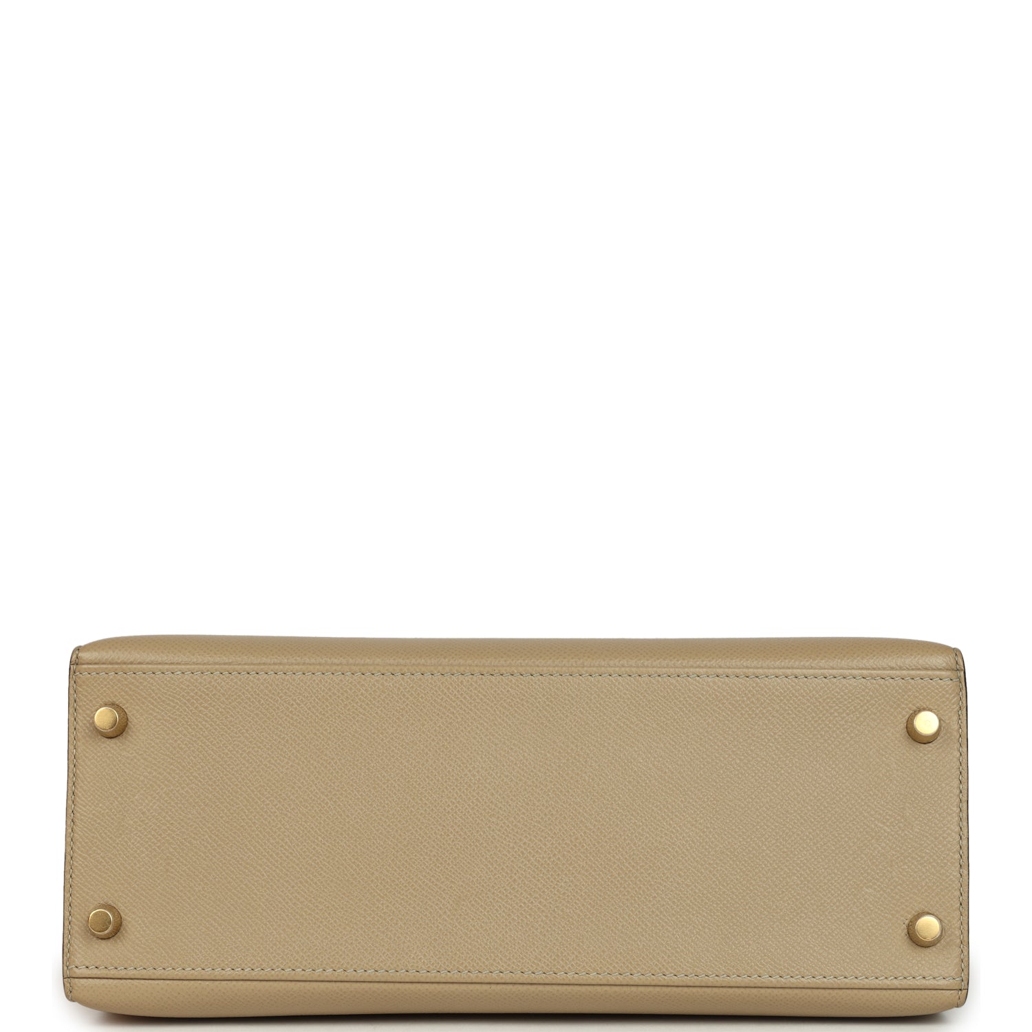 Pre-owned Hermes Kelly Sellier 28 Trench Epsom Gold Hardware