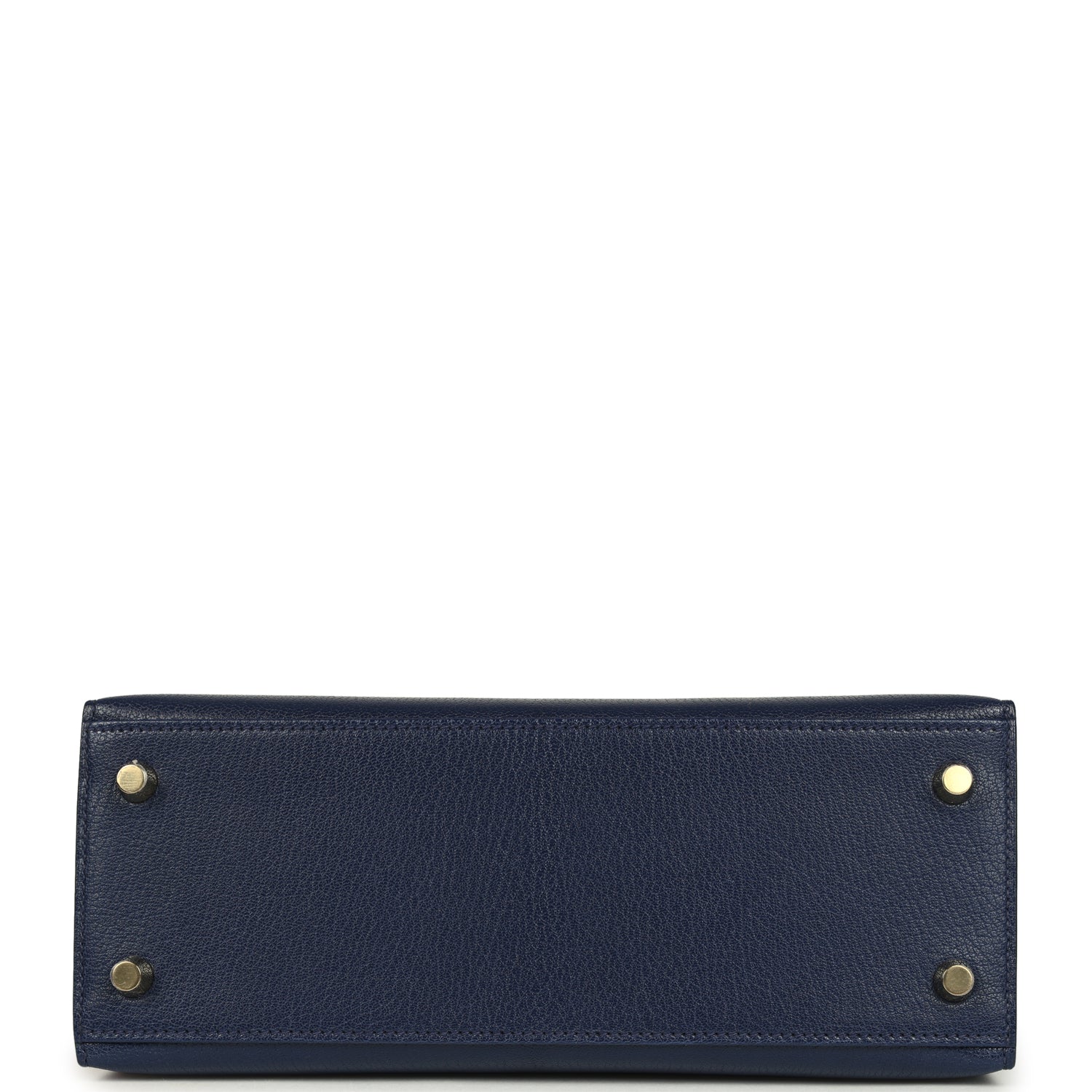Hermes Kelly Sellier 25 Bleu Saphir Chevre Chamkila Palladium Hardware