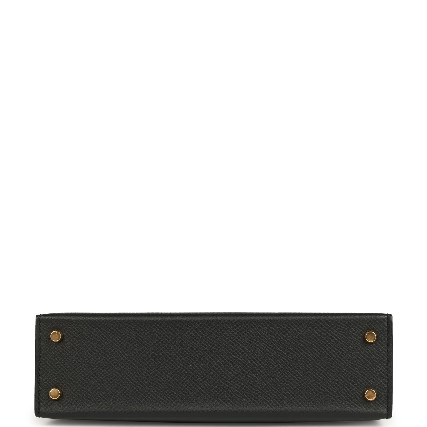Hermes Kelly Sellier 20 Black Epsom Gold Hardware