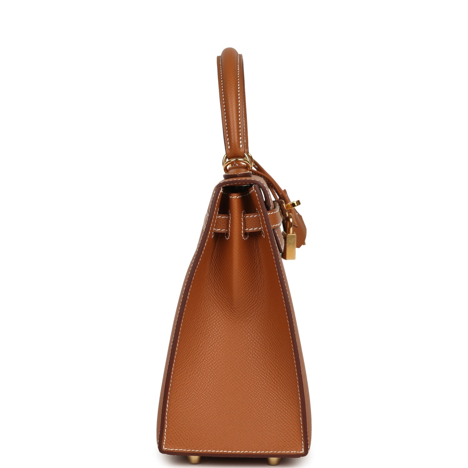 Hermes Kelly Sellier 25 Gold Epsom Gold Hardware