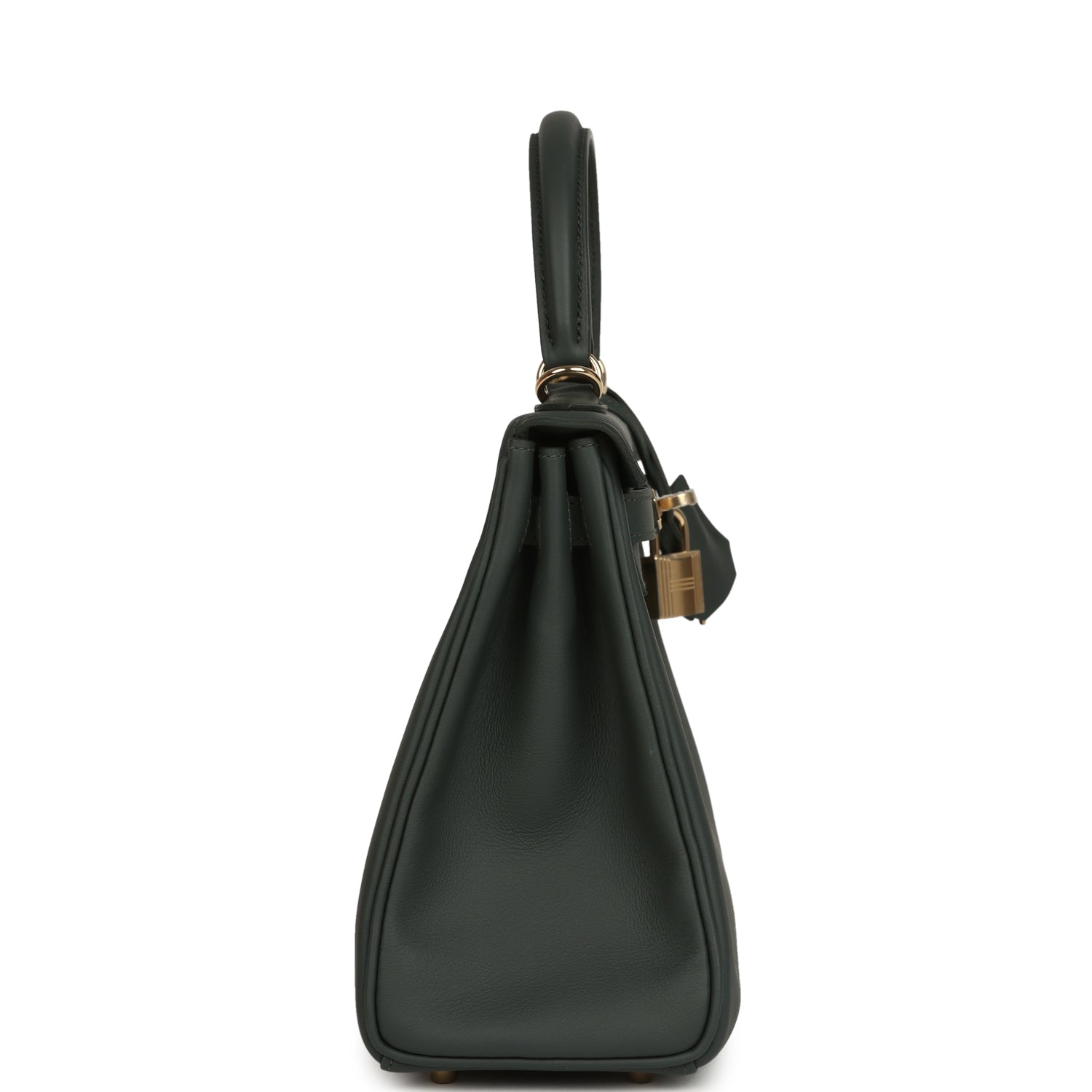 Hermes Kelly Retourne 25 Vert Mangrove Swift Permabrass Hardware