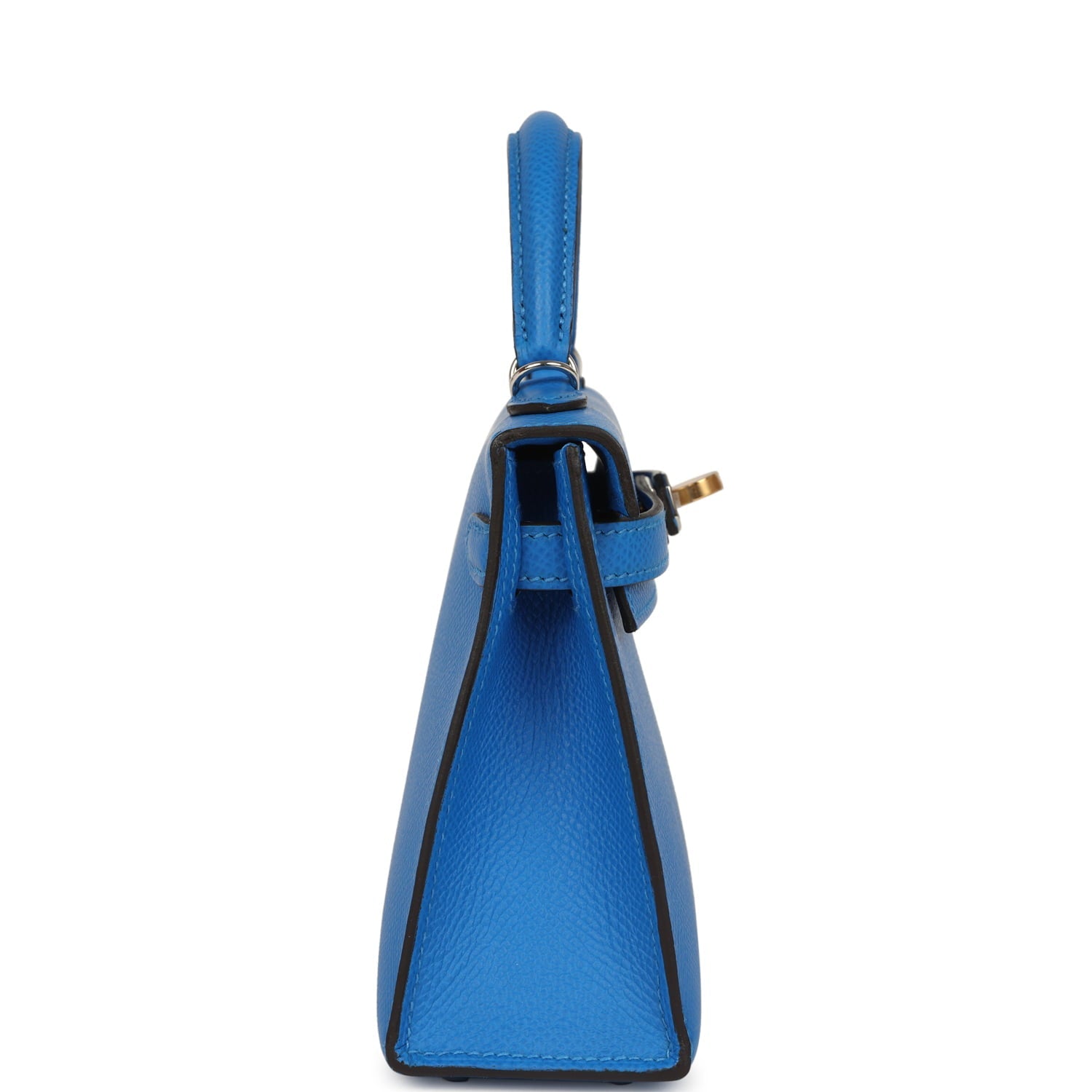 Hermes Kelly Sellier 20 Bleu Hydra Epsom Electrum Hardware