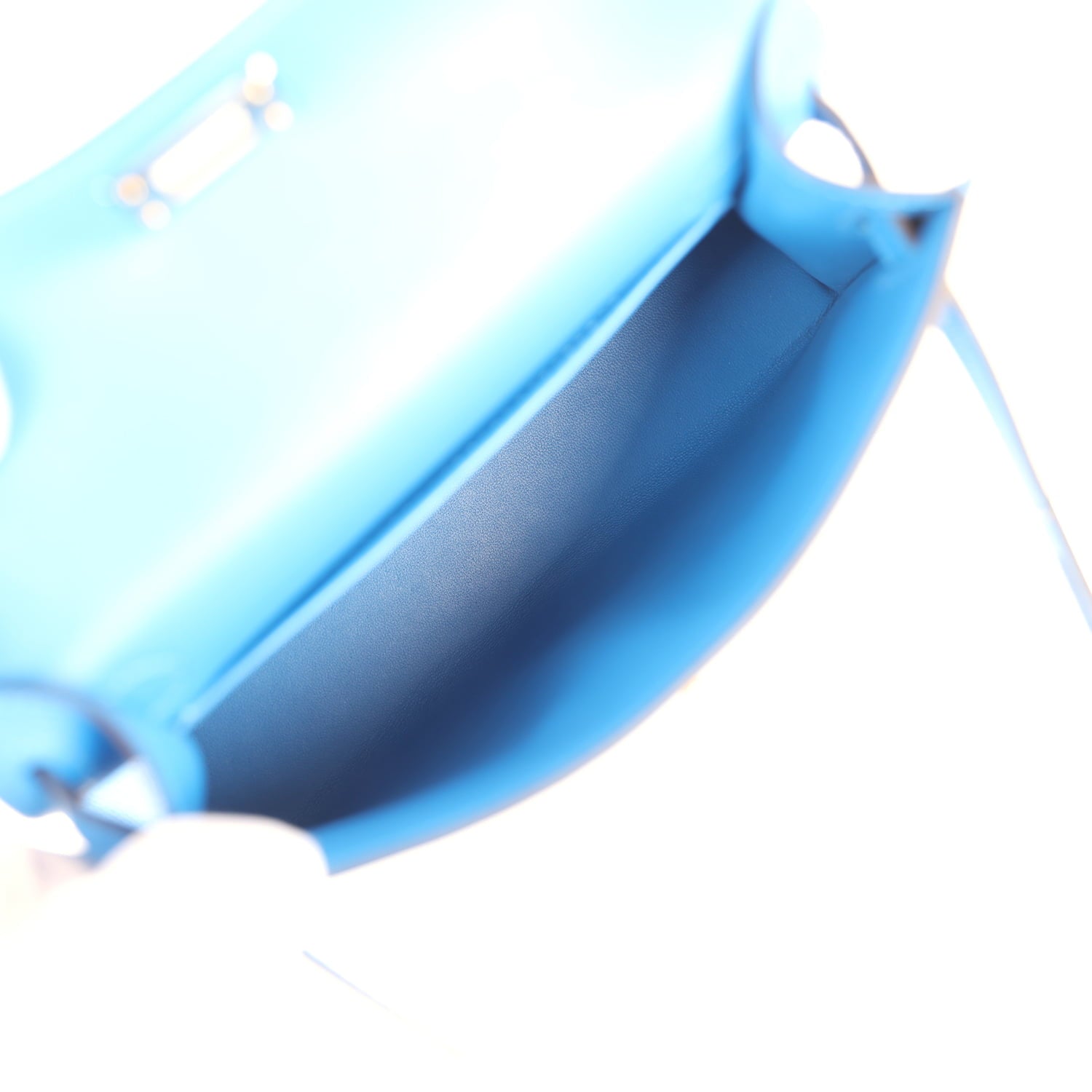 Hermes Kelly Sellier 20 Bleu Hydra Epsom Electrum Hardware