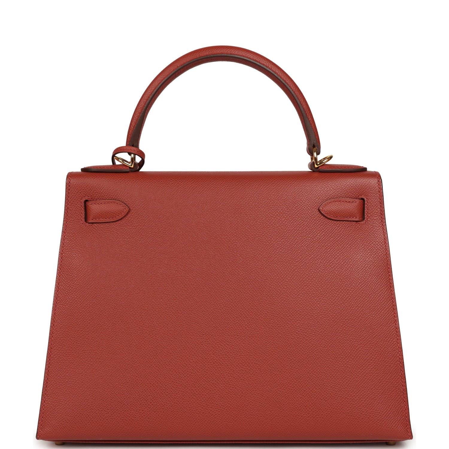 Hermes Kelly Sellier 28 Rouge Venitien Epsom Gold Hardware