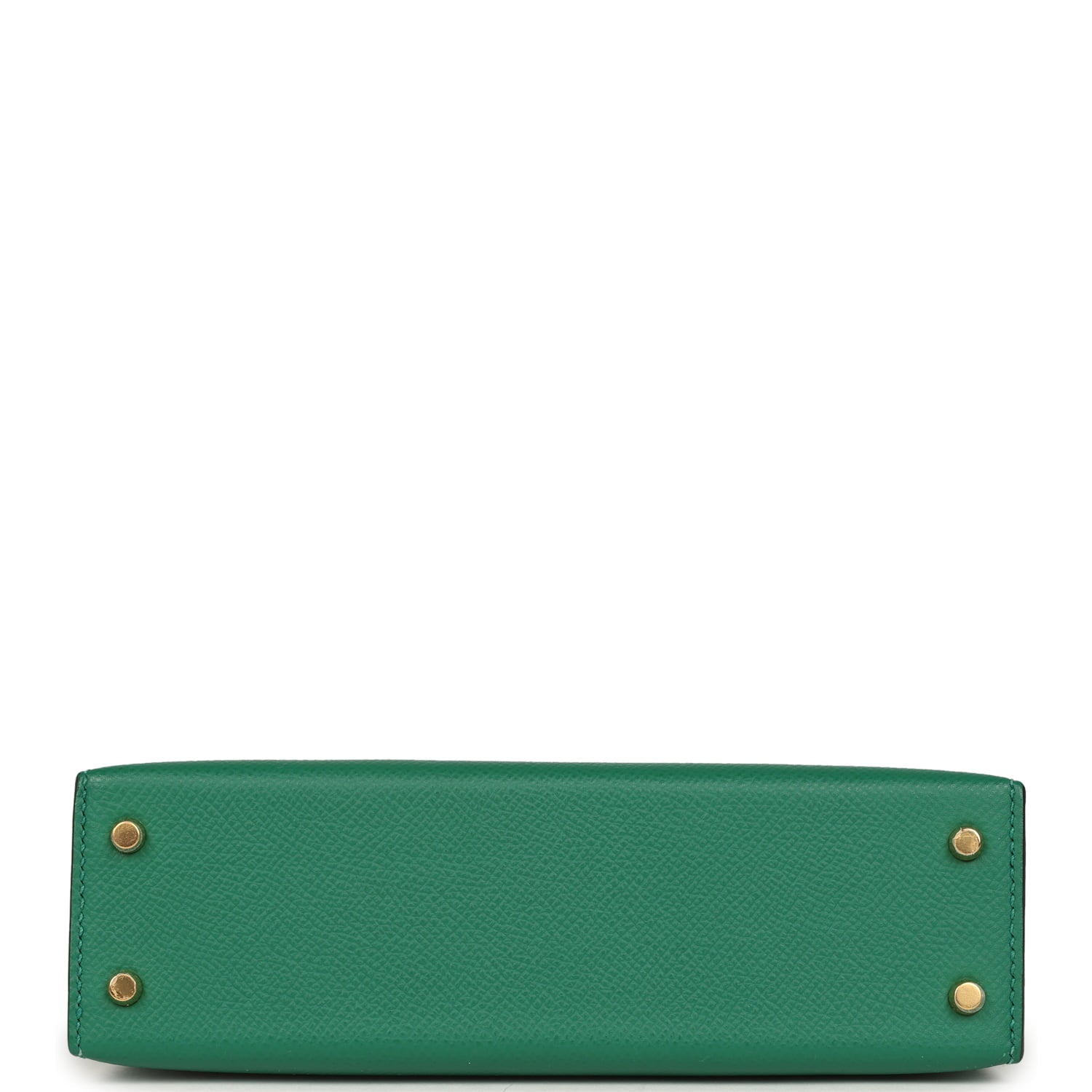 Pre-owned Hermes Kelly Sellier 20 Vert Vertigo Epsom Gold Hardware