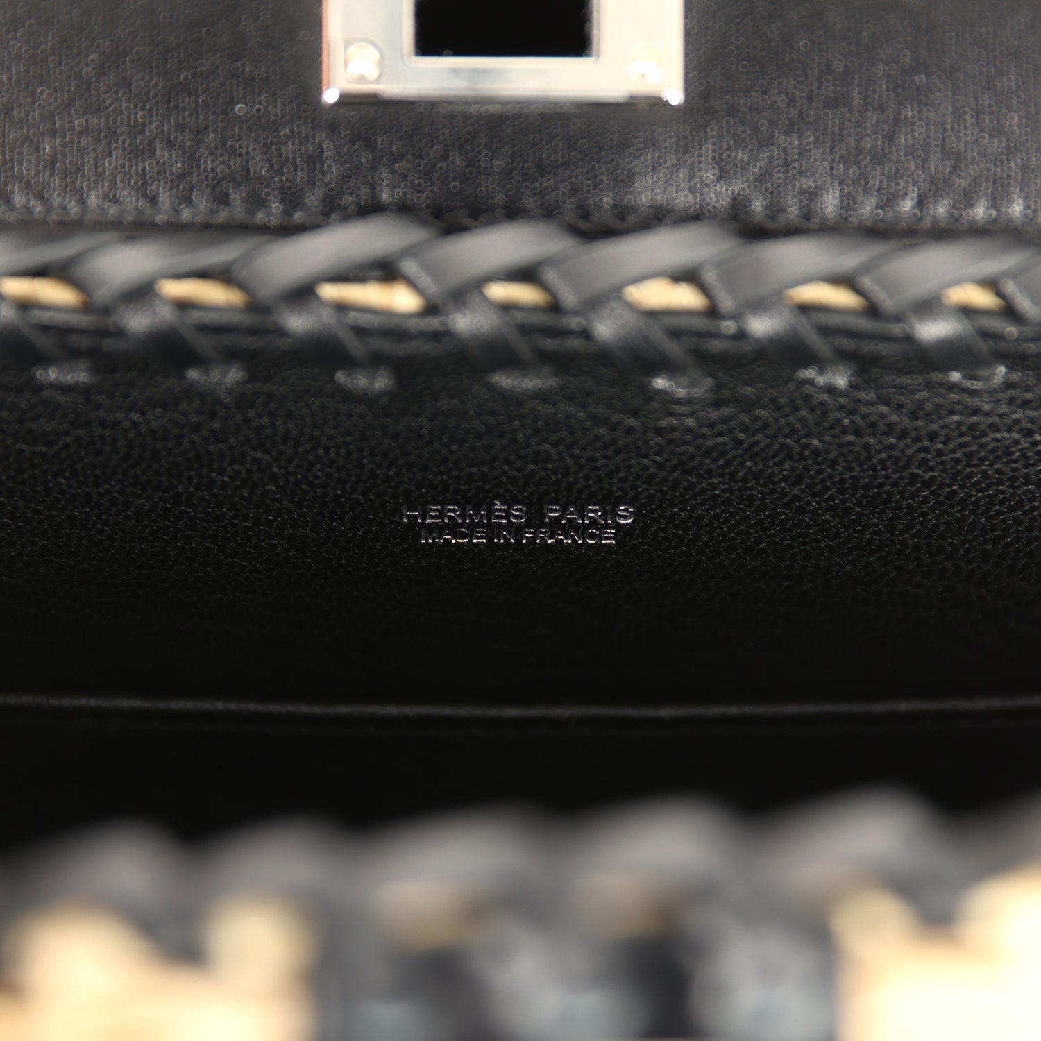 Hermes Mini Picnic Kelly 20 Black Box Palladium Hardware