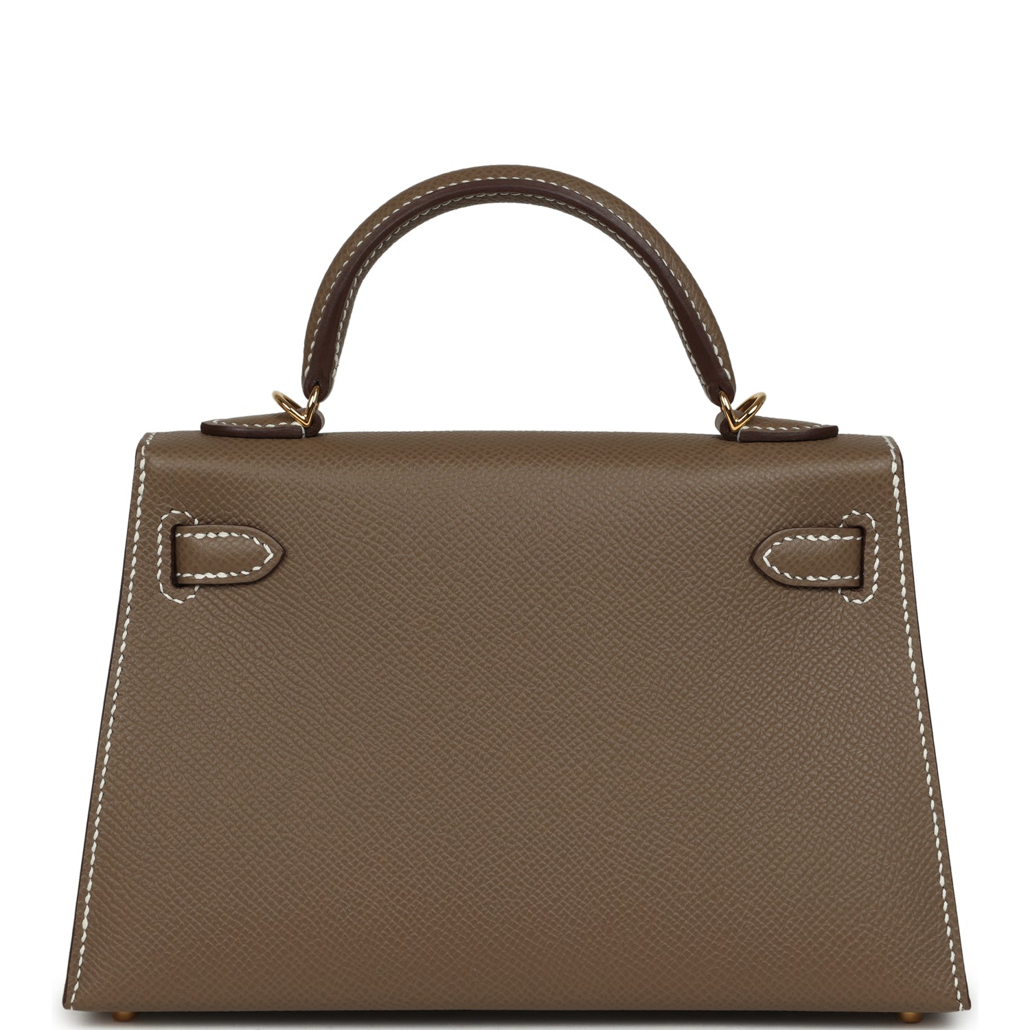 Hermes Kelly Sellier 20 Etoupe Epsom Gold Hardware