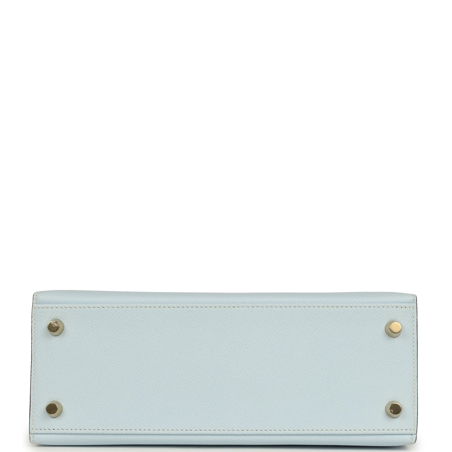 Hermes Kelly Sellier 25 Bleu Brume Epsom Gold Hardware