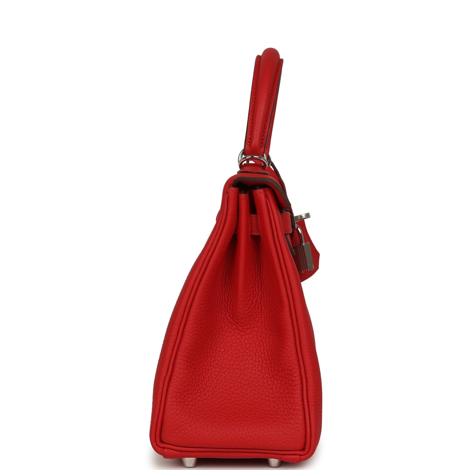 Hermes Kelly Retourne 25 Rouge Radieux Togo Palladium Hardware