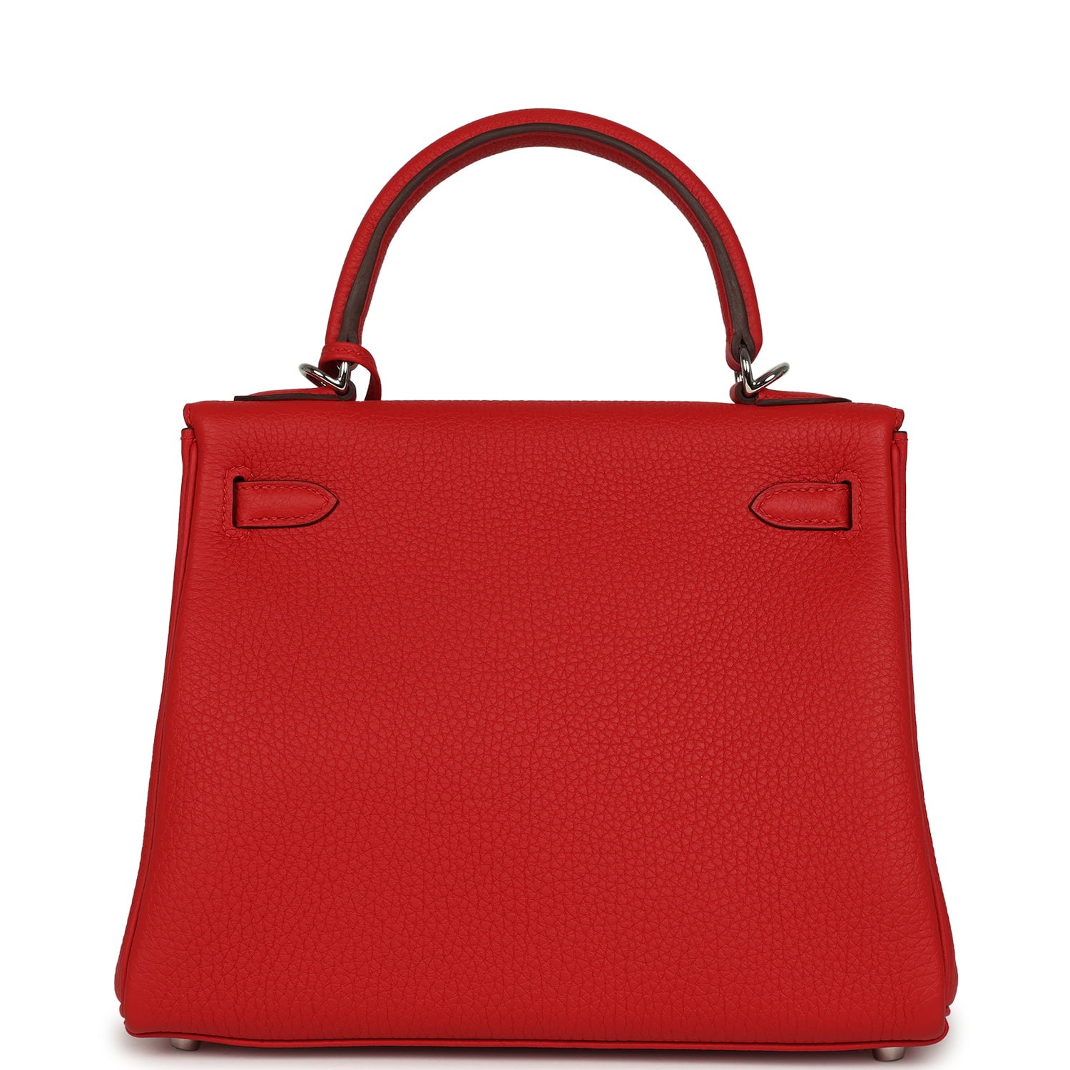 Hermes Kelly Retourne 25 Rouge Radieux Togo Palladium Hardware