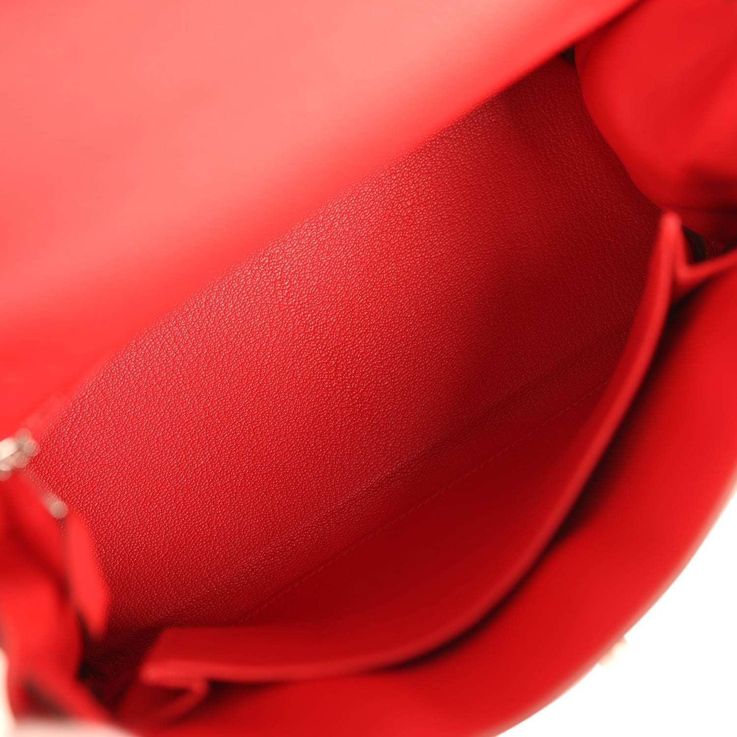 Hermes Kelly Retourne 25 Rouge Radieux Togo Palladium Hardware