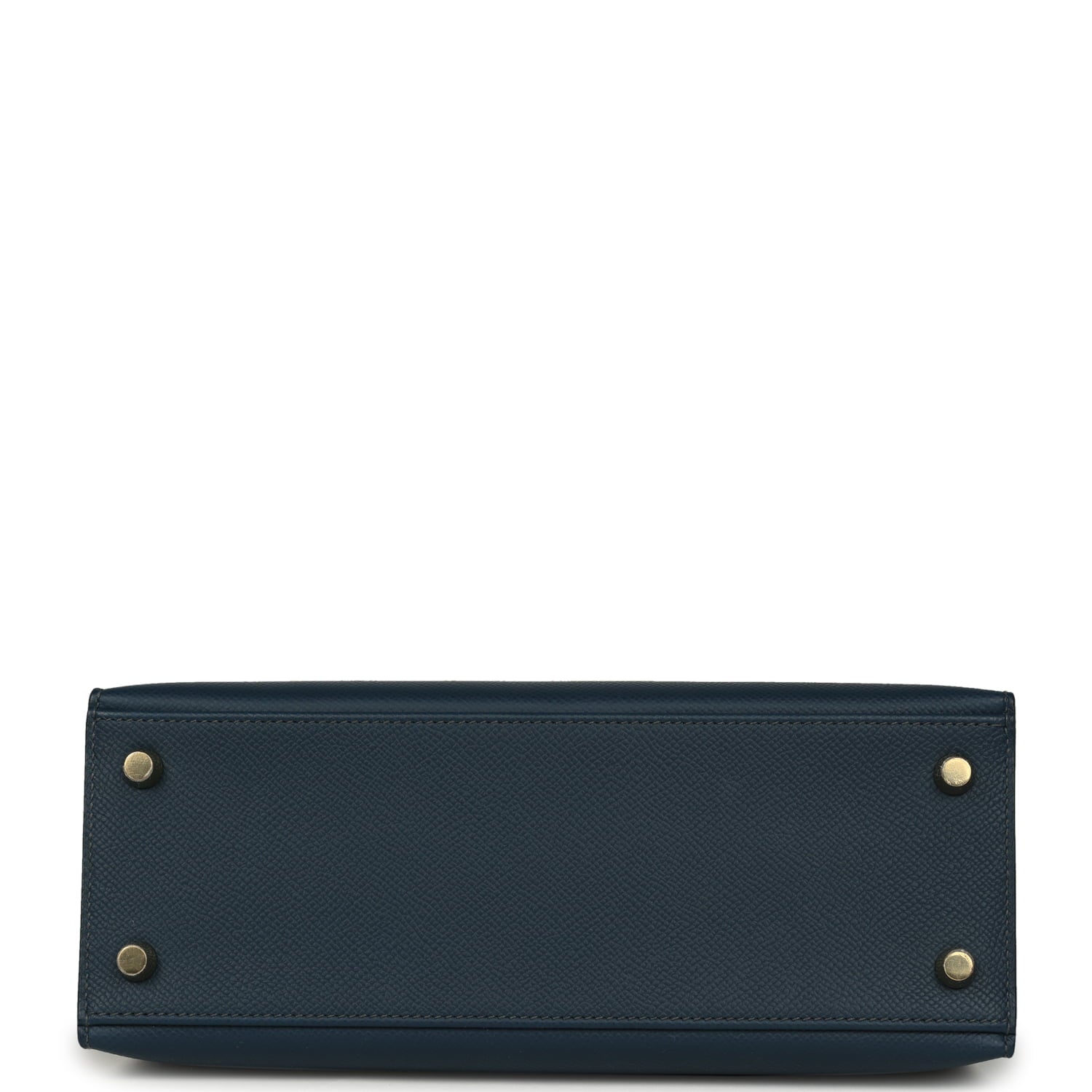 Hermes Kelly Sellier 25 Bleu Navy Epsom Gold Hardware