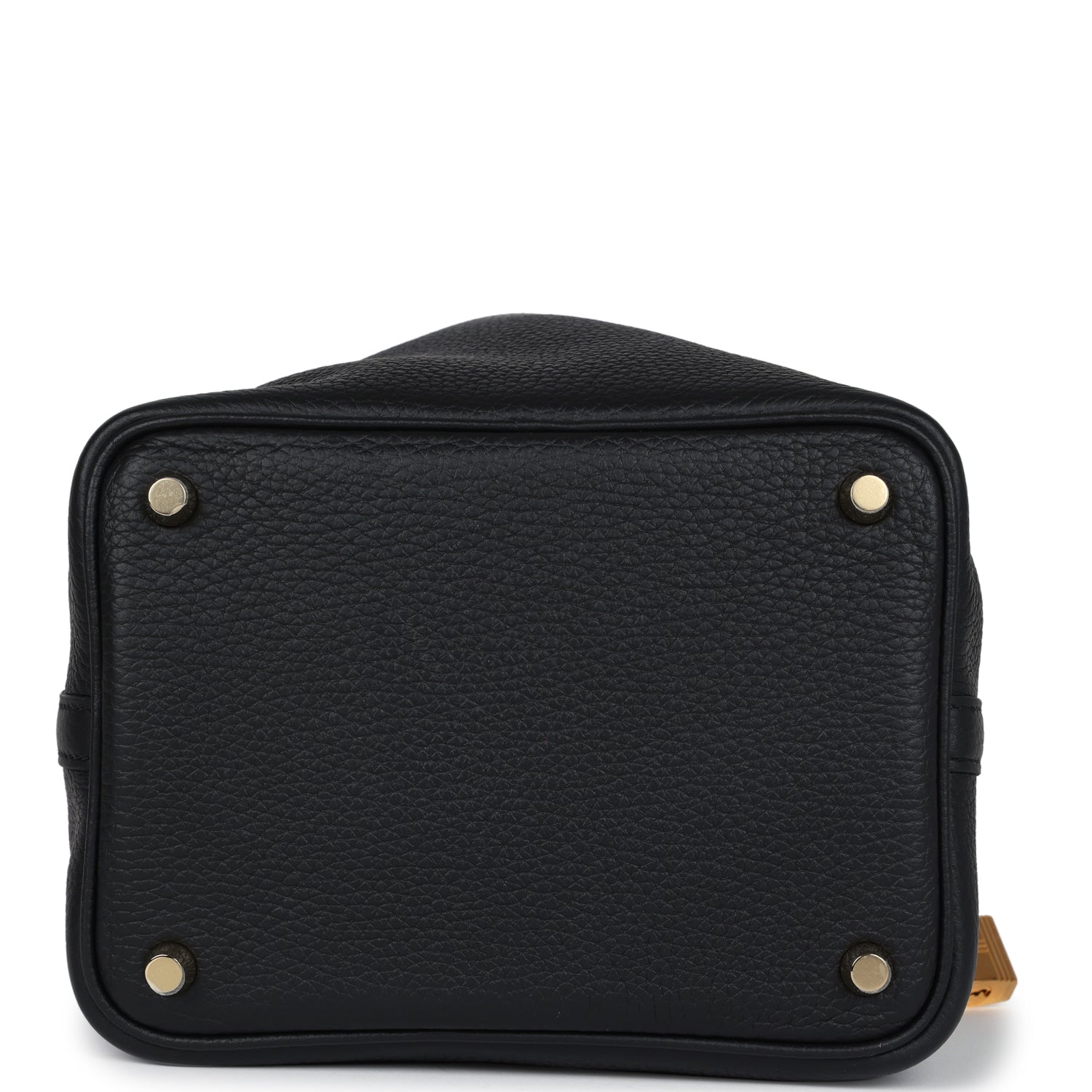 Hermes Picotin Lock 18 Black Clemence and Matte Alligator Touch Gold Hardware