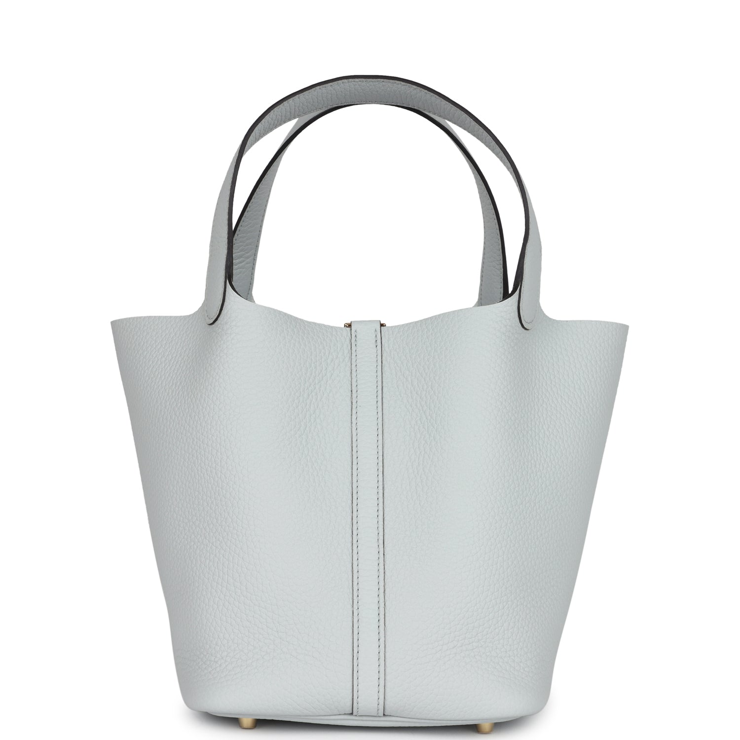 Hermes Picotin Lock 22 Bleu Pale Clemence Gold Hardware