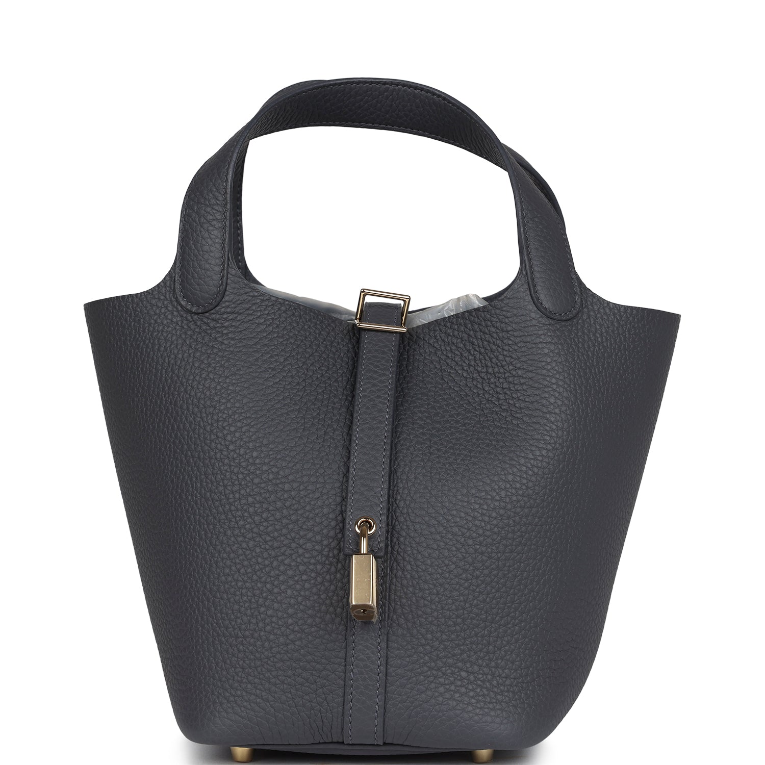 Hermes Picotin Lock 18 Ardoise Clemence Permabrass Hardware