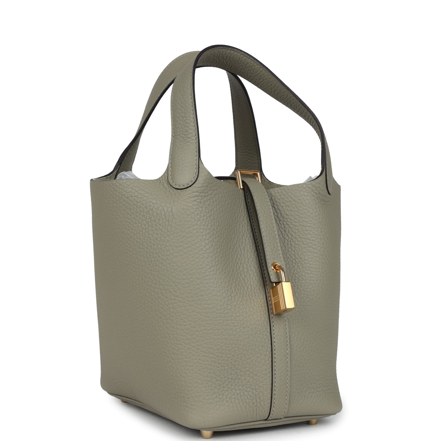 Hermes Picotin Lock 18 Sauge Clemence Gold Hardware