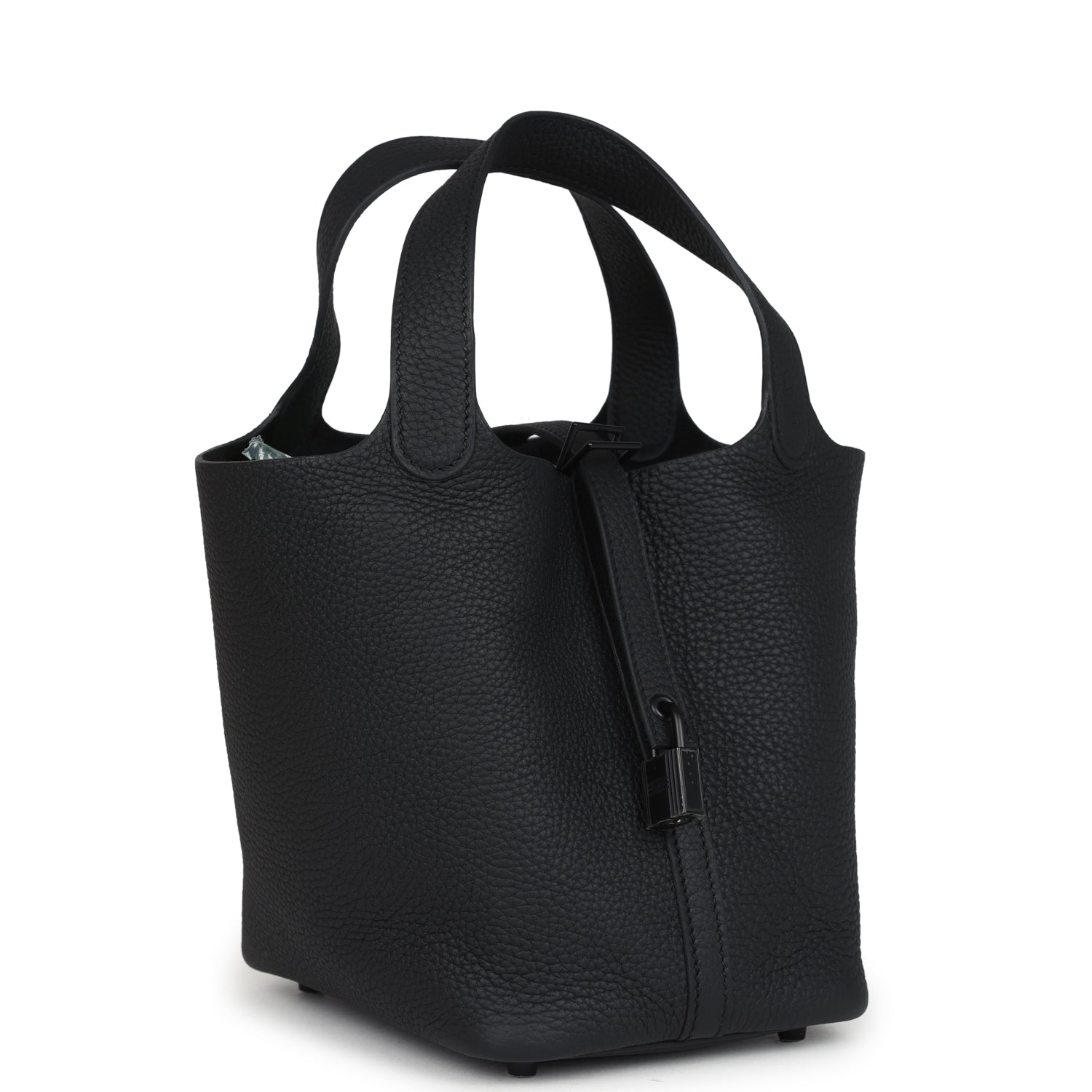 Hermes Picotin Lock 18 Monochrome Black Clemence Black Hardware