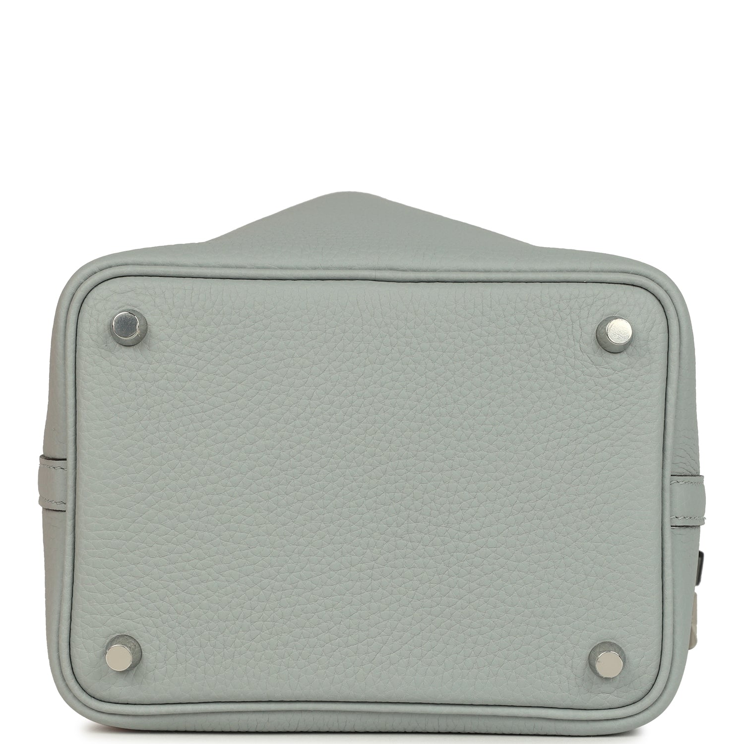 Hermes Picotin Lock 18 Bleu Glacier Clemence Palladium Hardware
