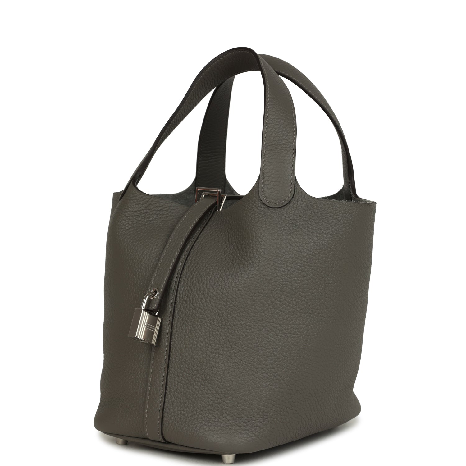 Hermes Picotin Lock 18 Gris Meyer Clemence Palladium Hardware