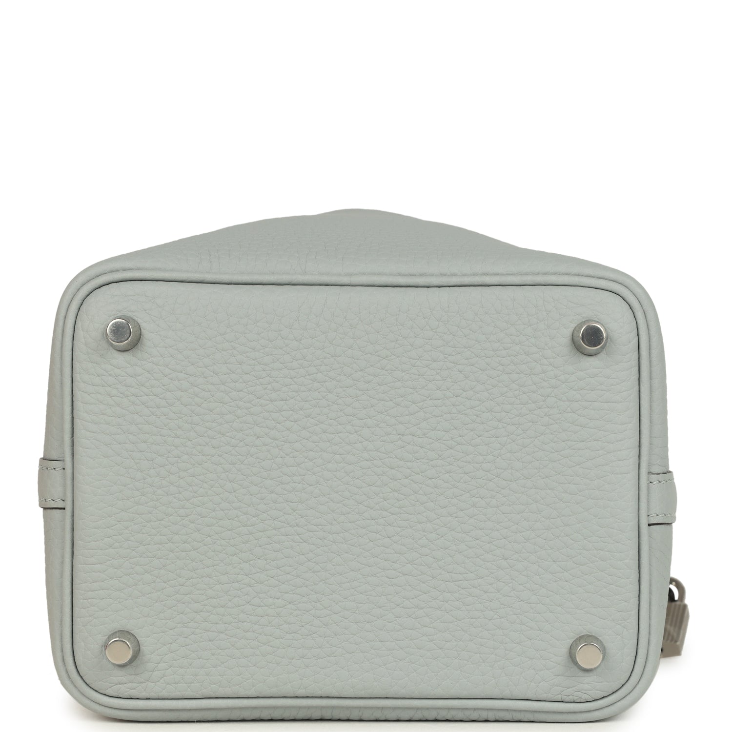 Hermes Picotin Lock 18 Bleu Glacier Clemence Palladium Hardware