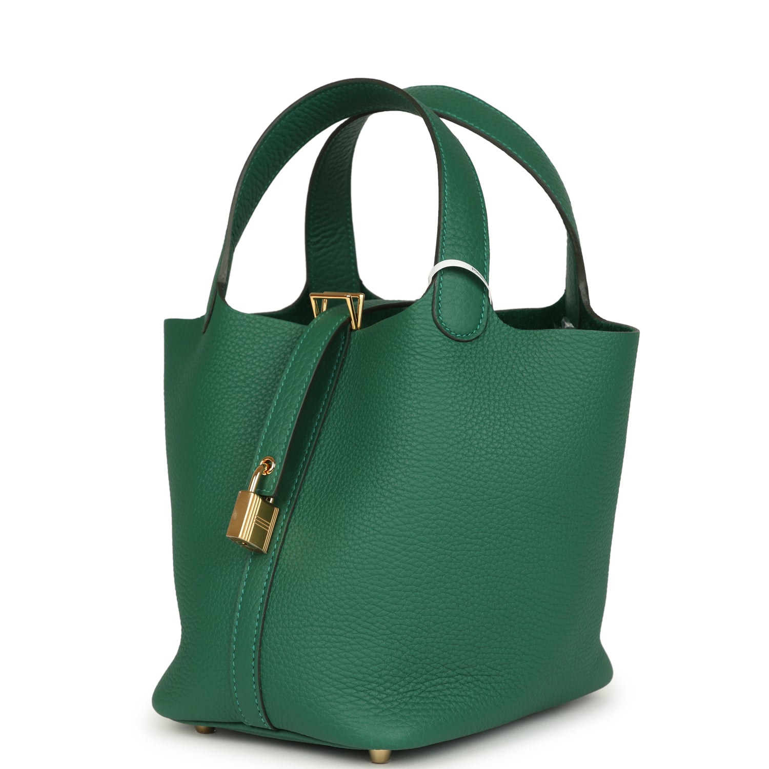 Hermes Picotin Lock 18 Vert Moyen Clemence Gold Hardware