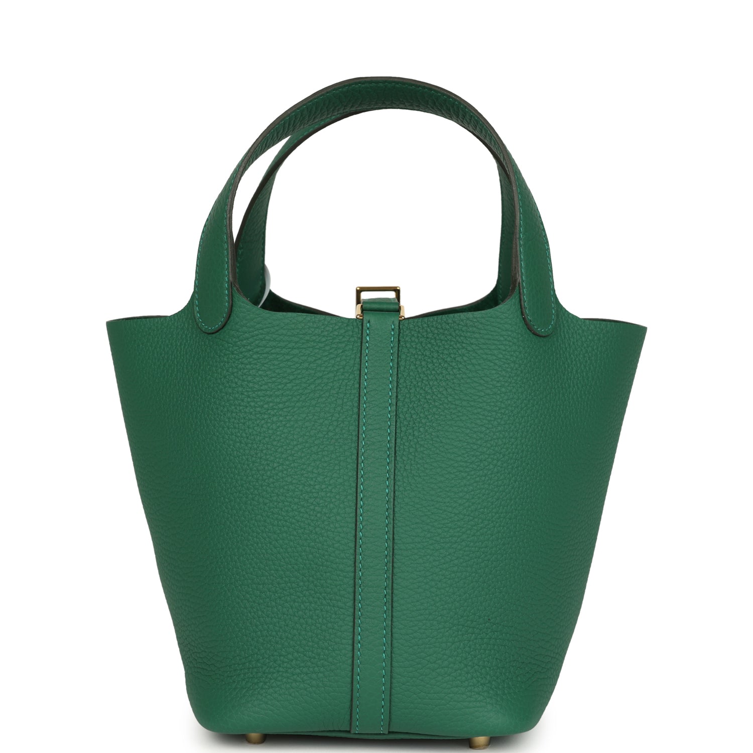 Hermes Picotin Lock 18 Vert Moyen Clemence Gold Hardware