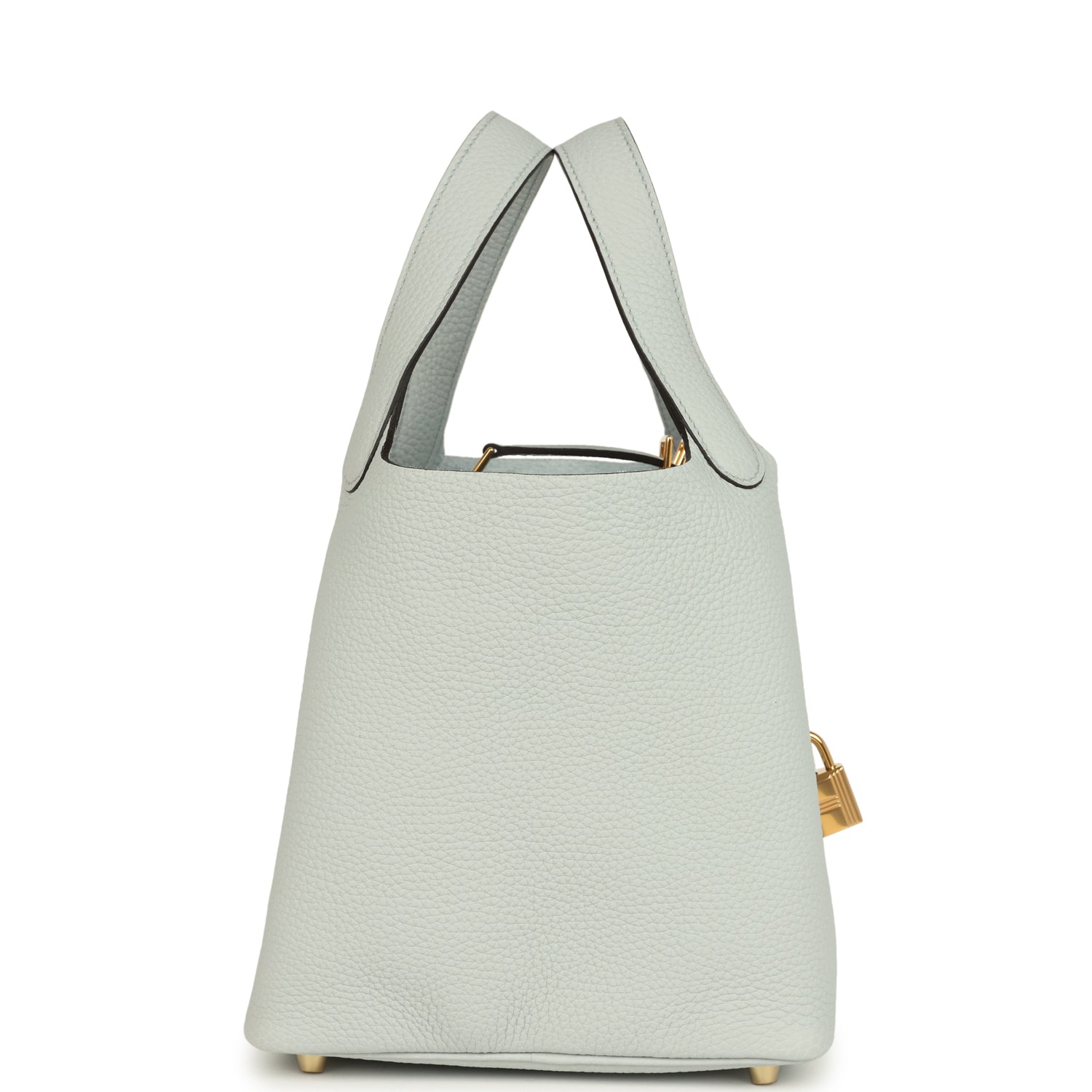 Hermes Picotin Lock 18 Bleu Pale Clemence Gold Hardware