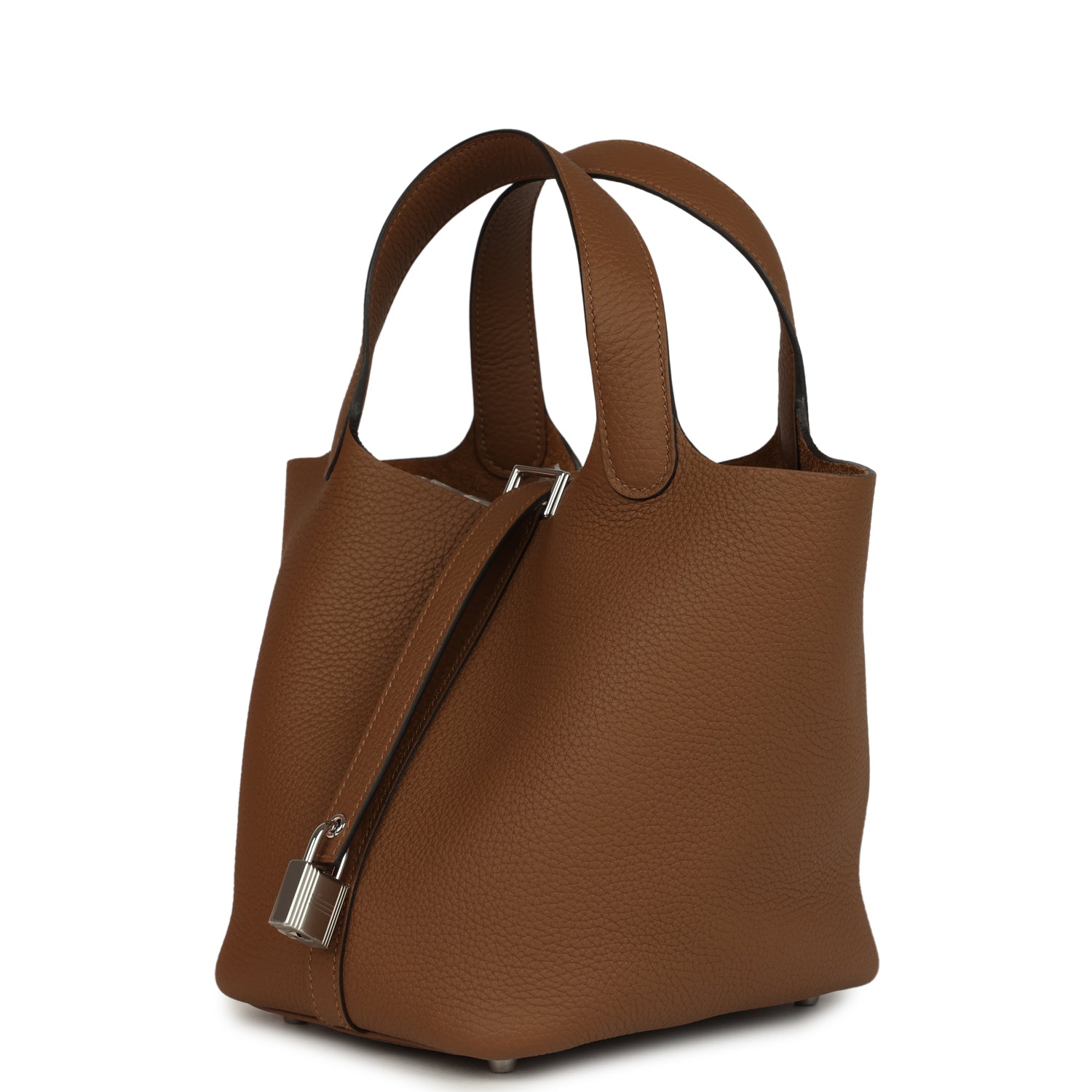Hermes Picotin Lock 18 Alezan Clemence Palladium Hardware