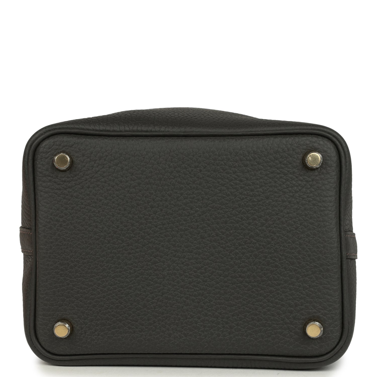 Hermes Picotin Lock 18 Dark Bronze Clemence Gold Hardware