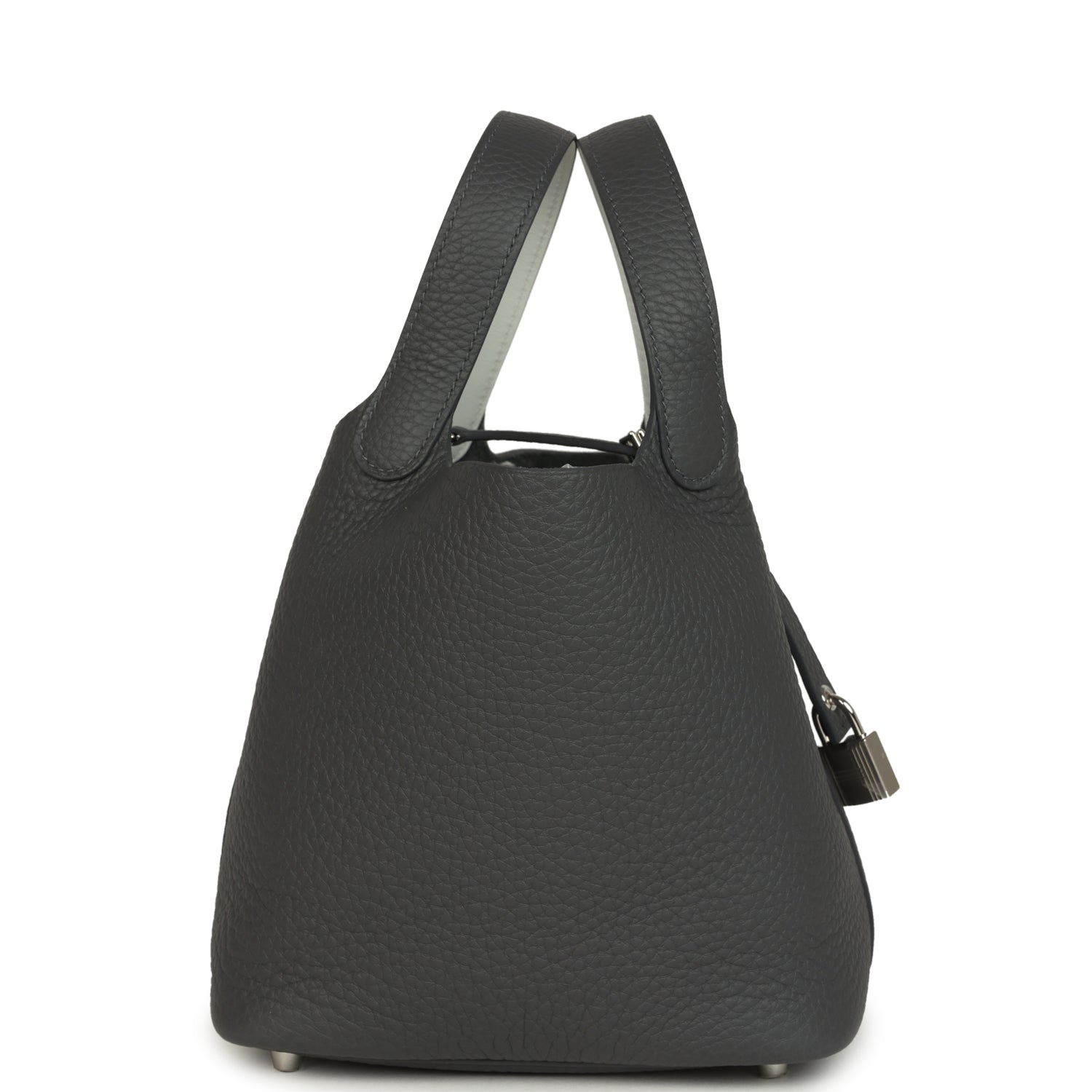 Hermes Picotin Lock Eclat 18 Ardoise Clemence and Gris Platine Swift Palladium Hardware