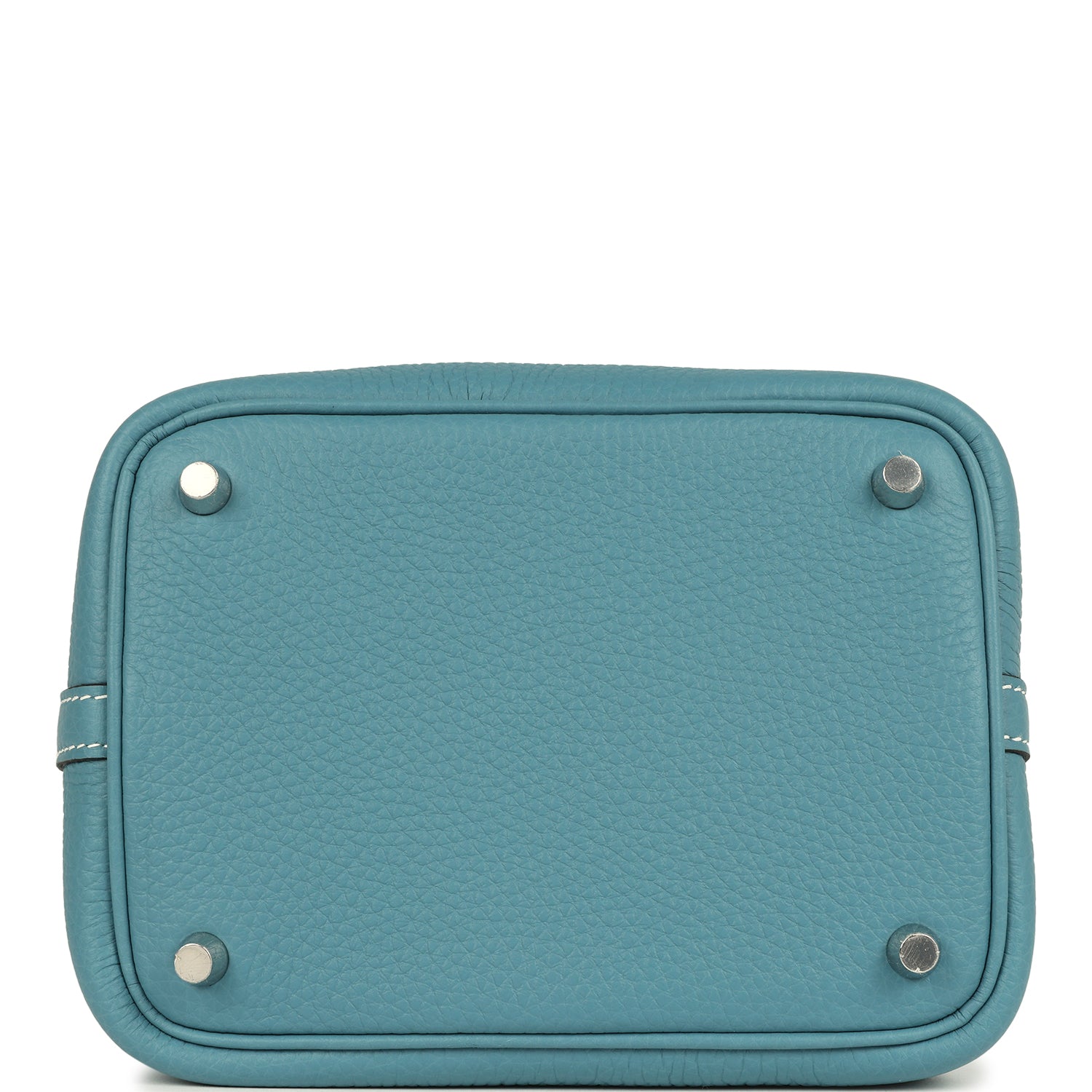 Hermes Picotin Lock 18 Blue Jean Clemence Palladium Hardware