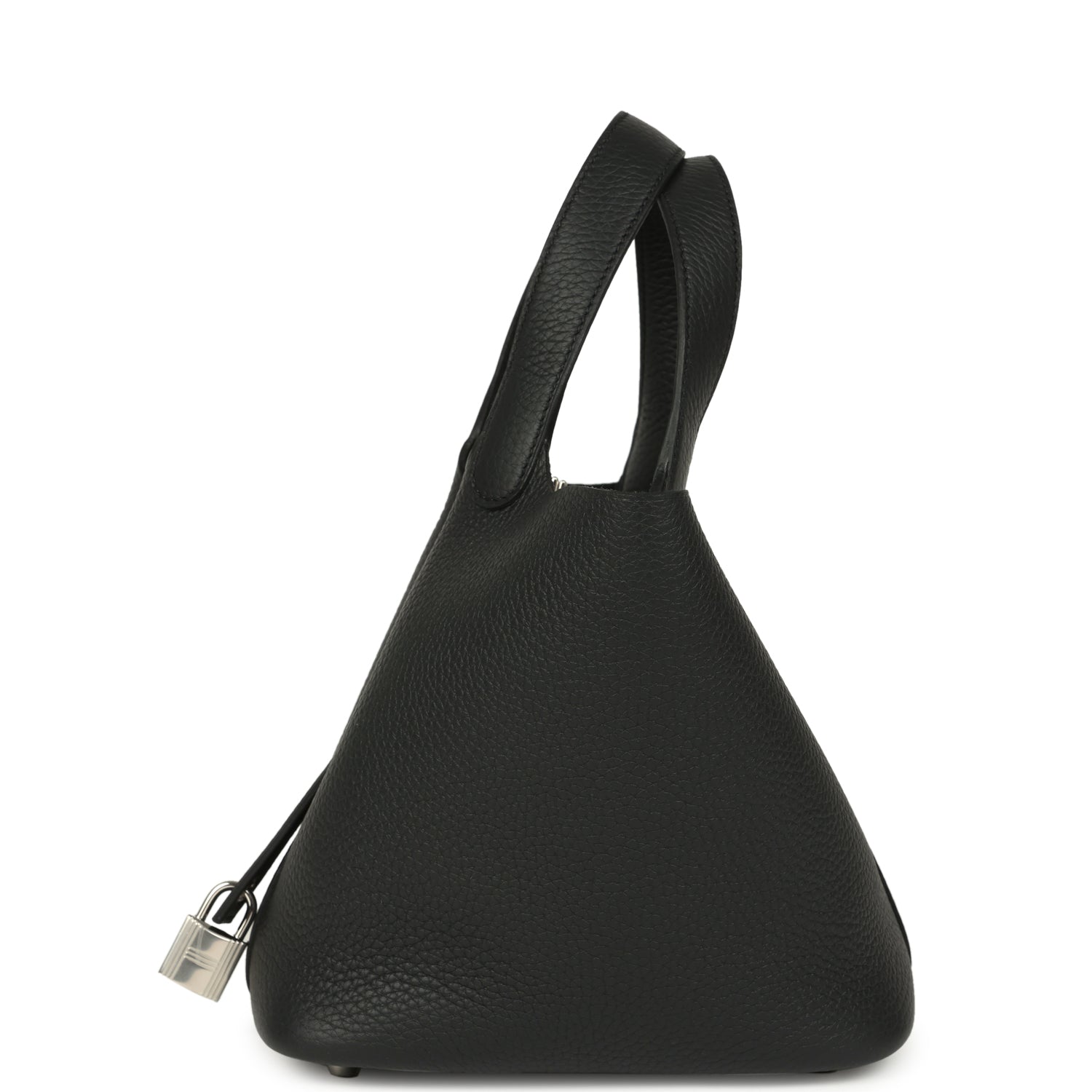 Hermes Picotin Lock 18 Black Clemence Palladium Hardware