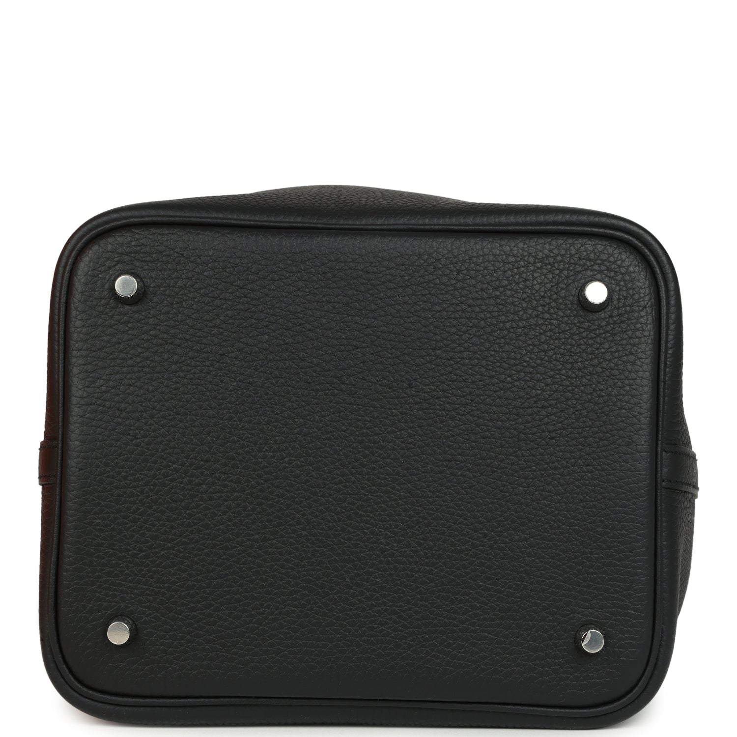 Hermes Picotin 22 Black Clemence and Matte Alligator Touch Palladium Hardware