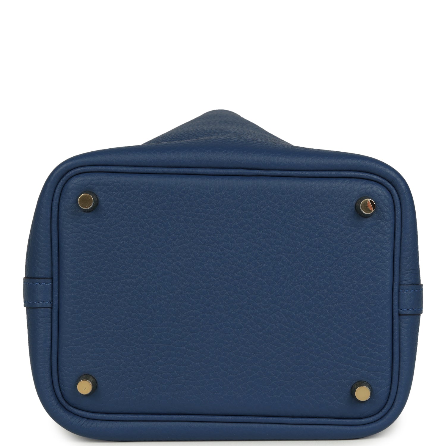 Hermes Picotin Lock 18 Bleu Tie Clemence Permabrass Hardware