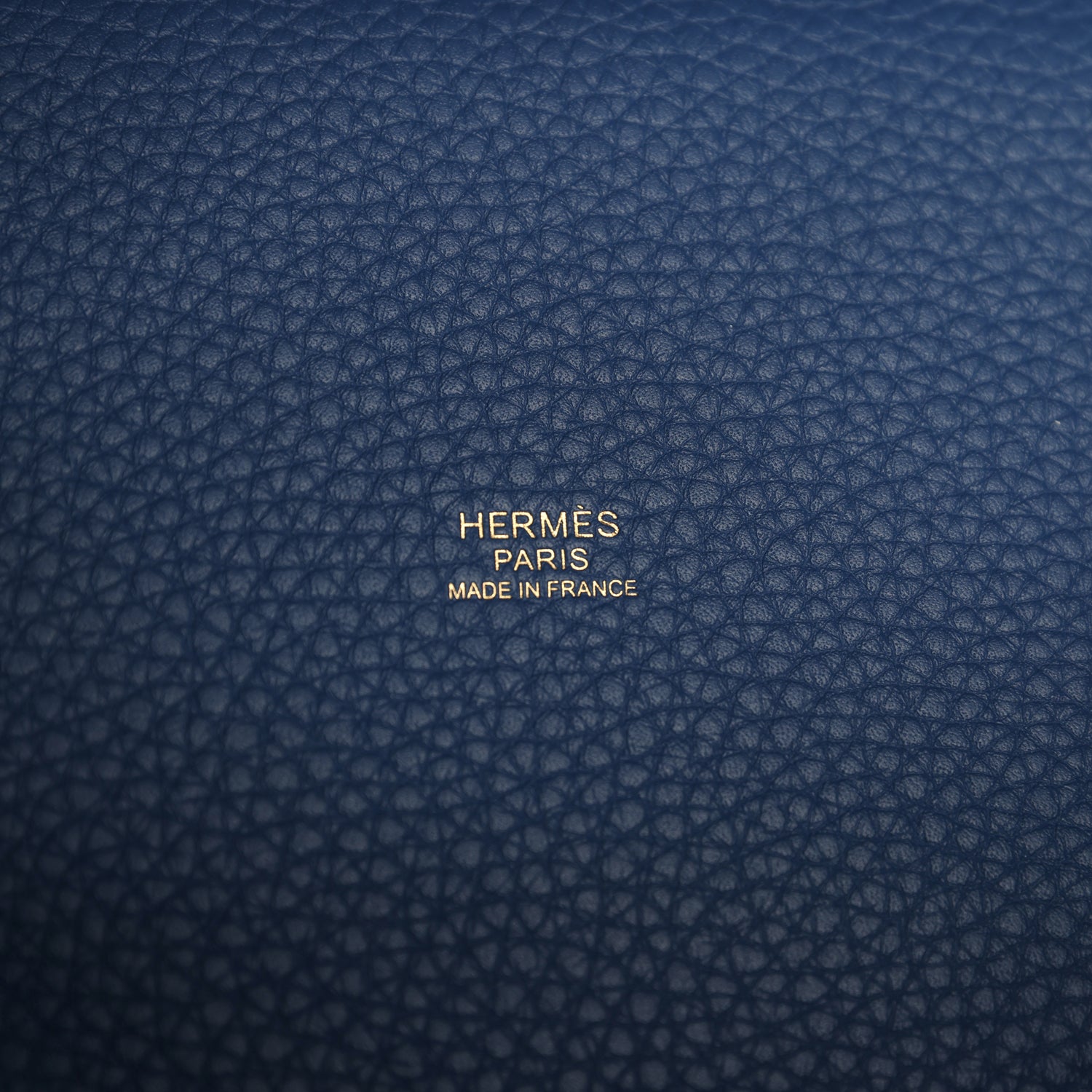 Hermes Picotin Lock 18 Bleu Tie Clemence Permabrass Hardware